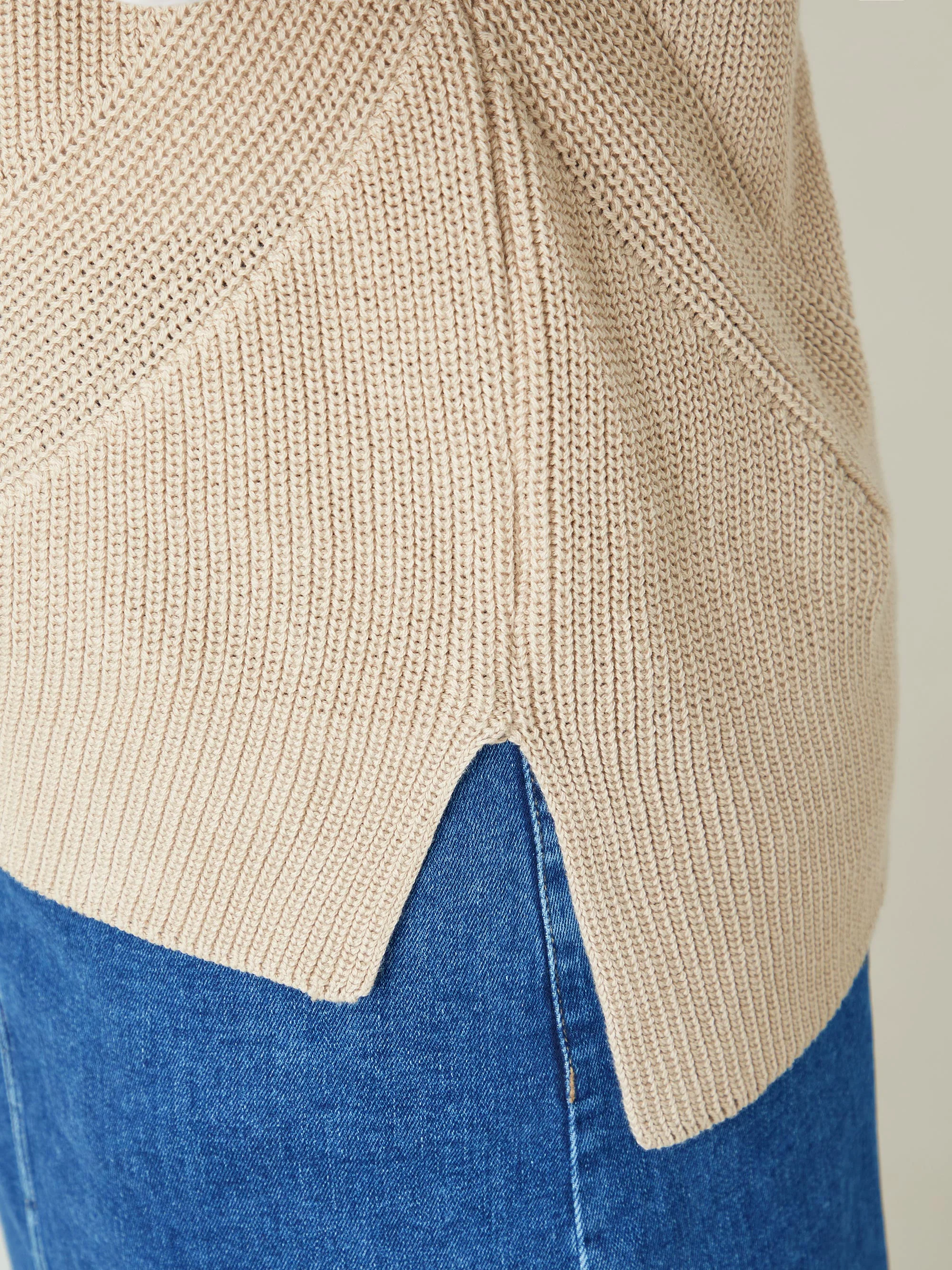Beige Knitted Vest - Image 3