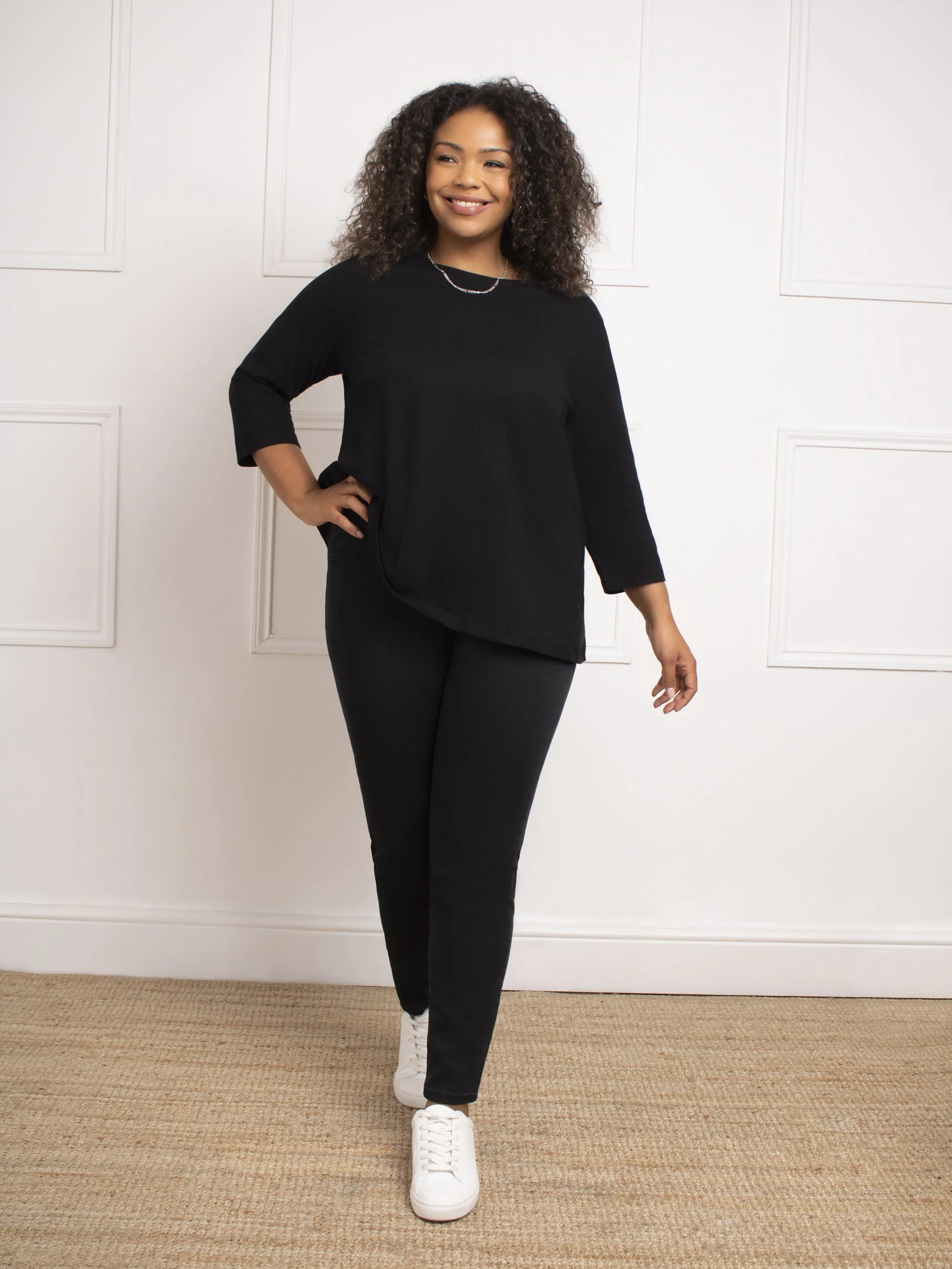 Black Denim Jeggings - Image 5