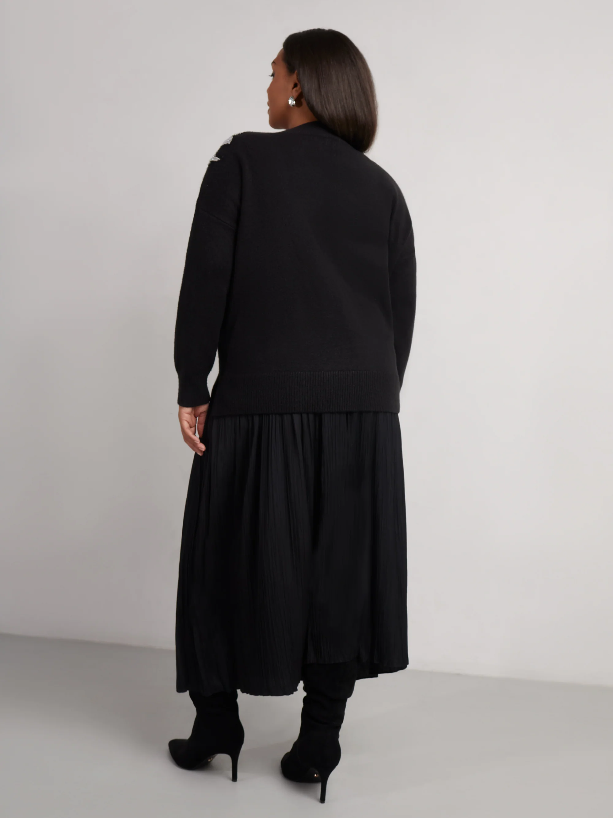 Black Embellished Jumper - Image 7