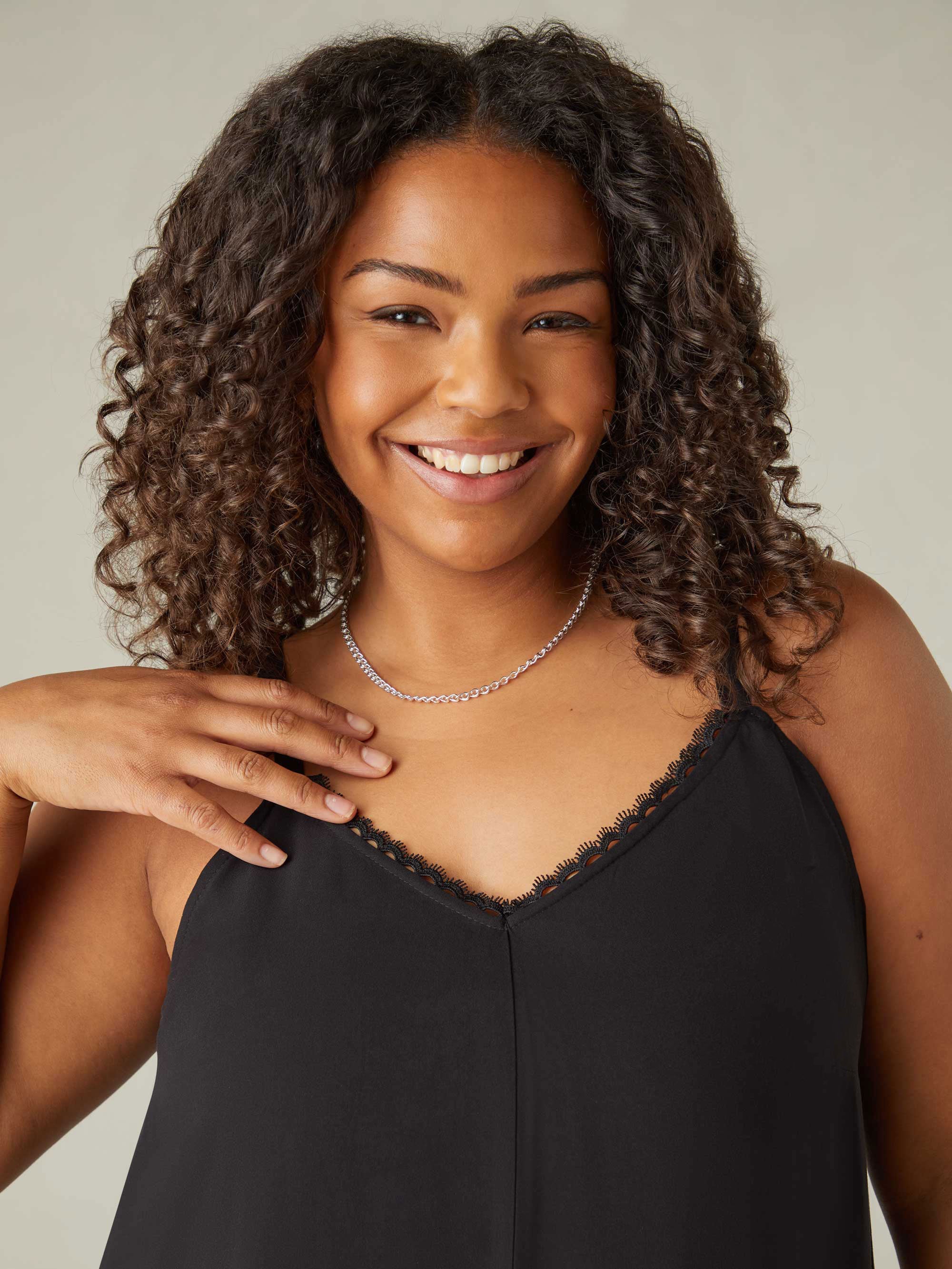 Black Hanky Hem Dress - Image 4