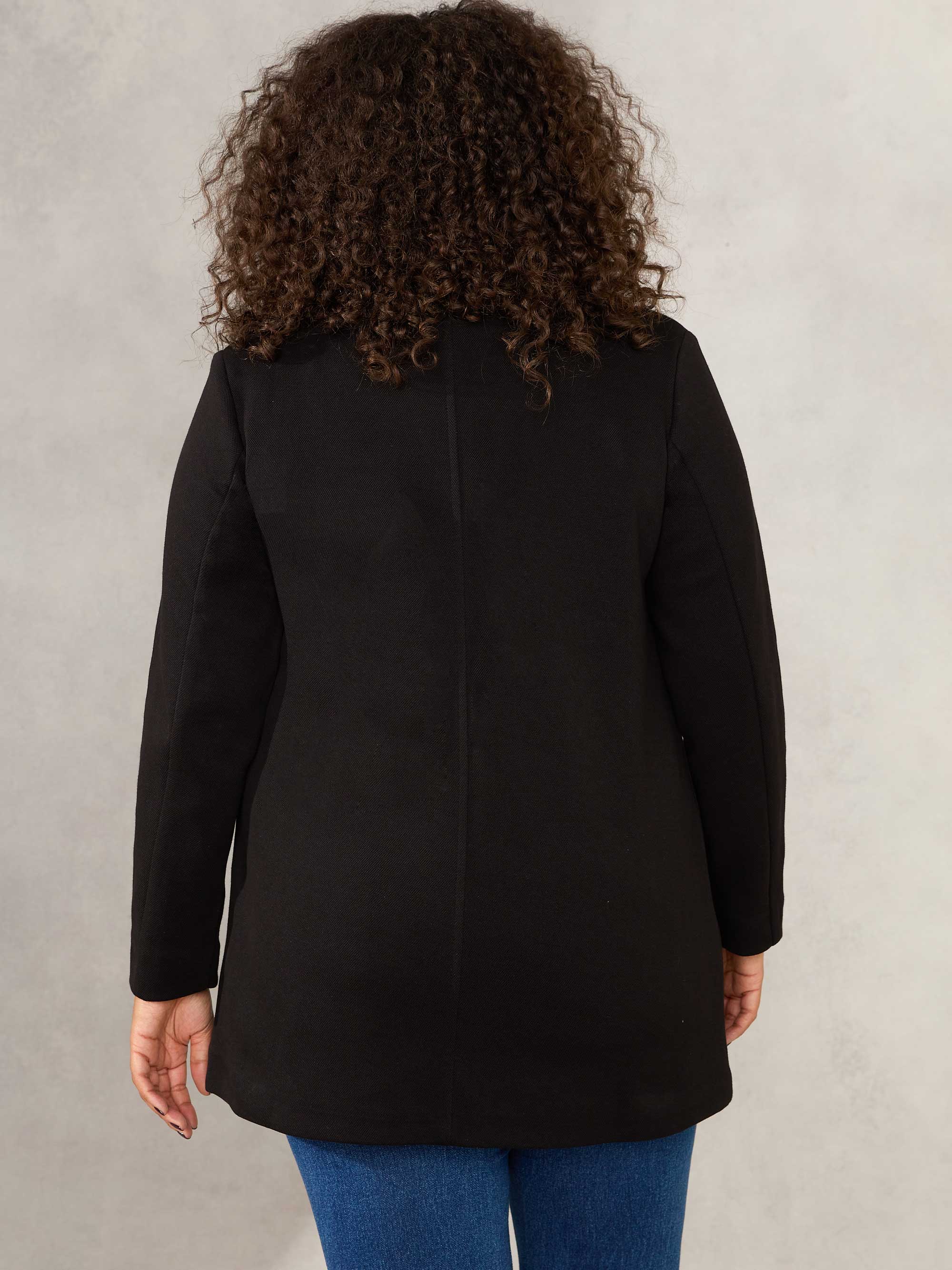 Black Jersey Blazer - Image 3