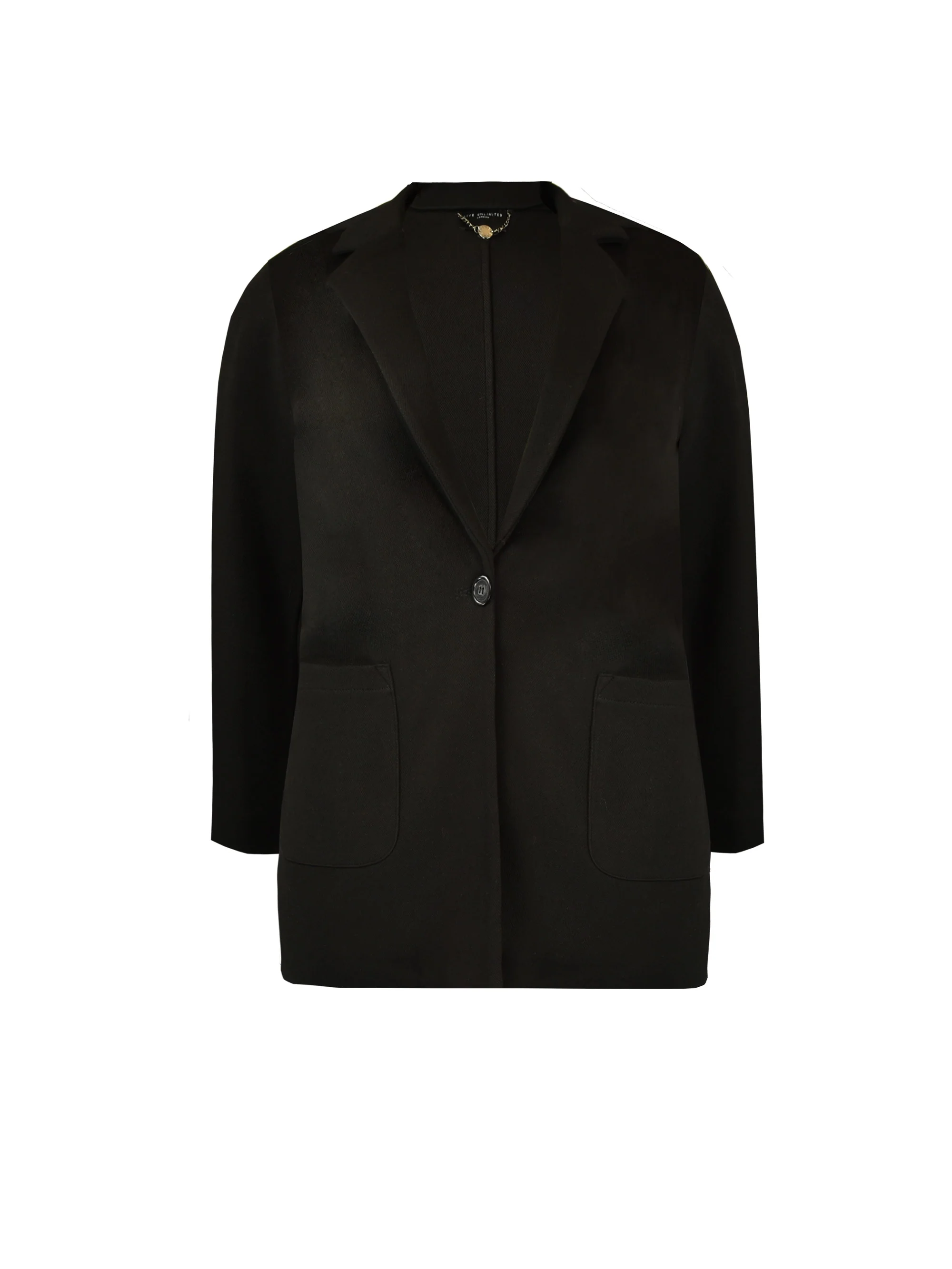 Black Jersey Blazer - Image 4