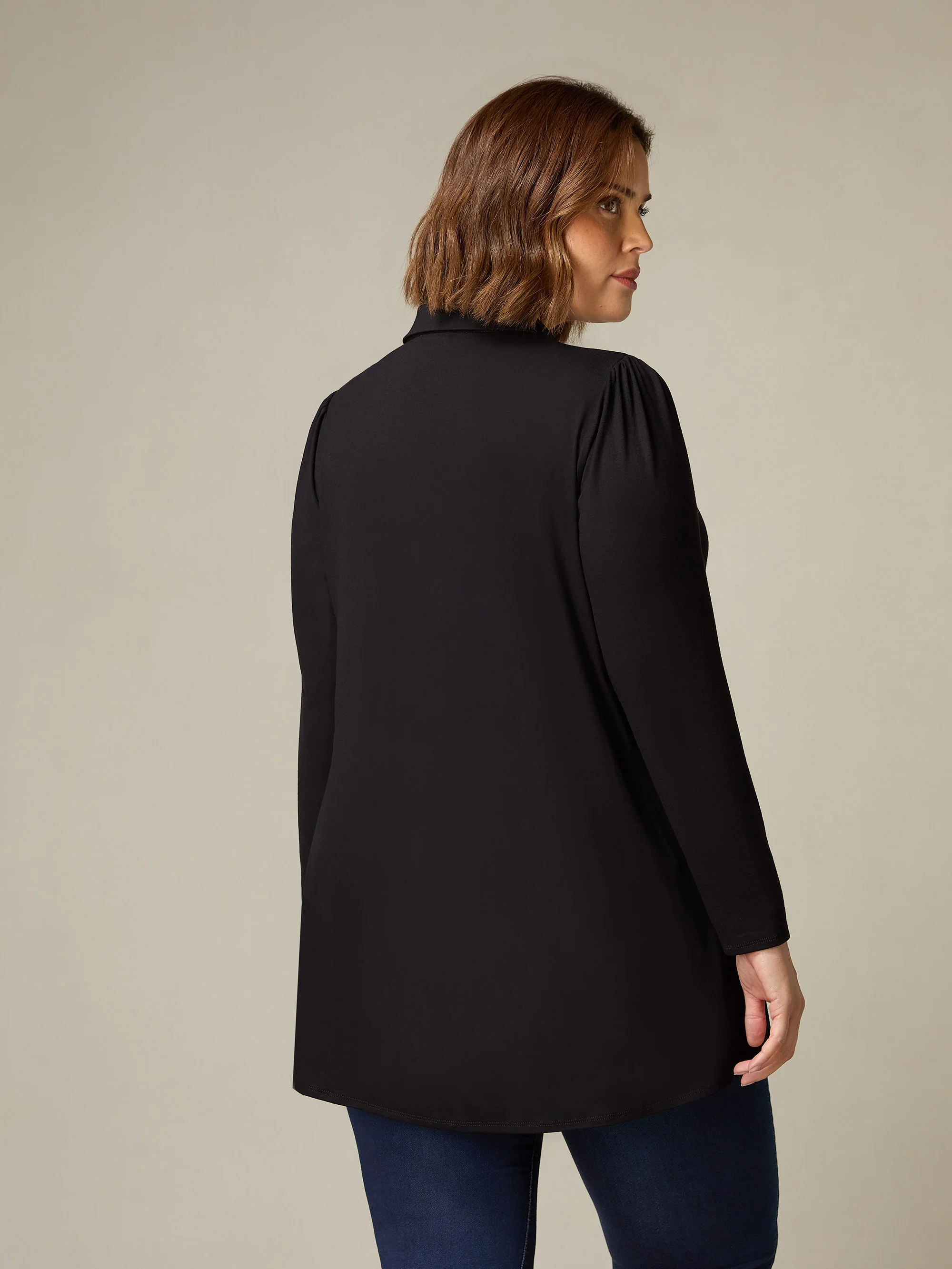 Black Jersey Shirt - Image 2