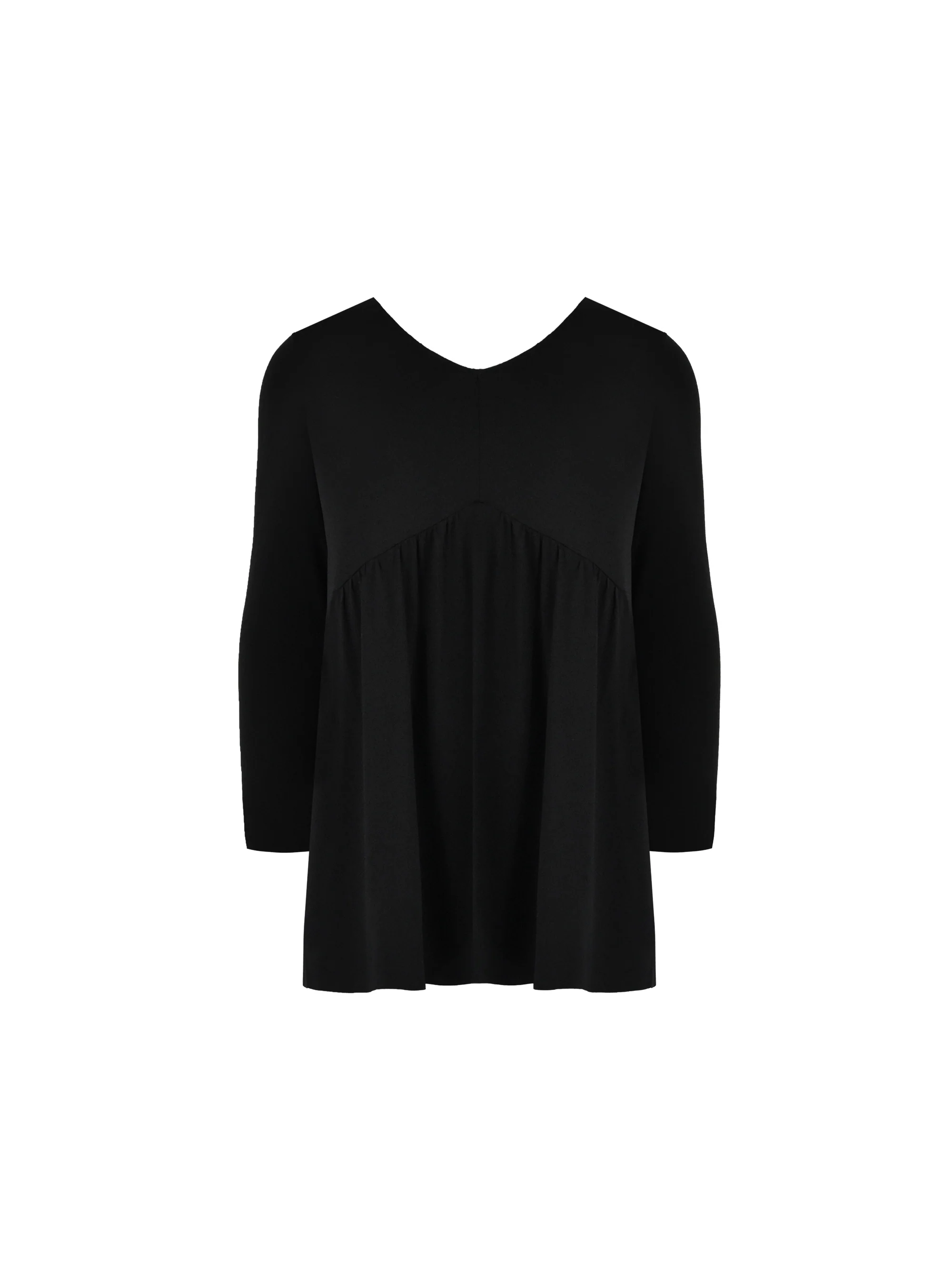 Black Jersey Empire Seam Top - Image 4
