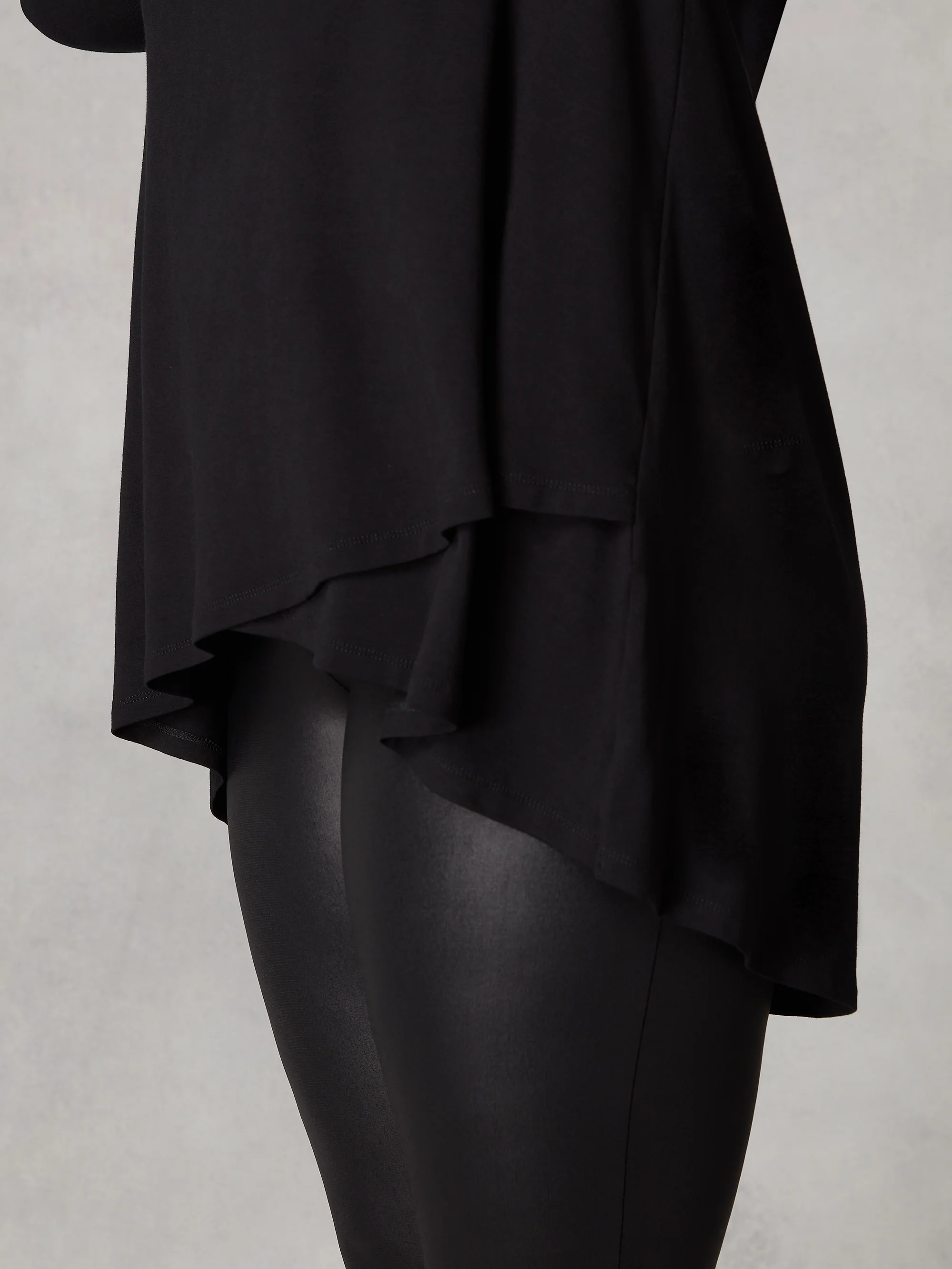 Black Jersey High Low Tunic - Image 3