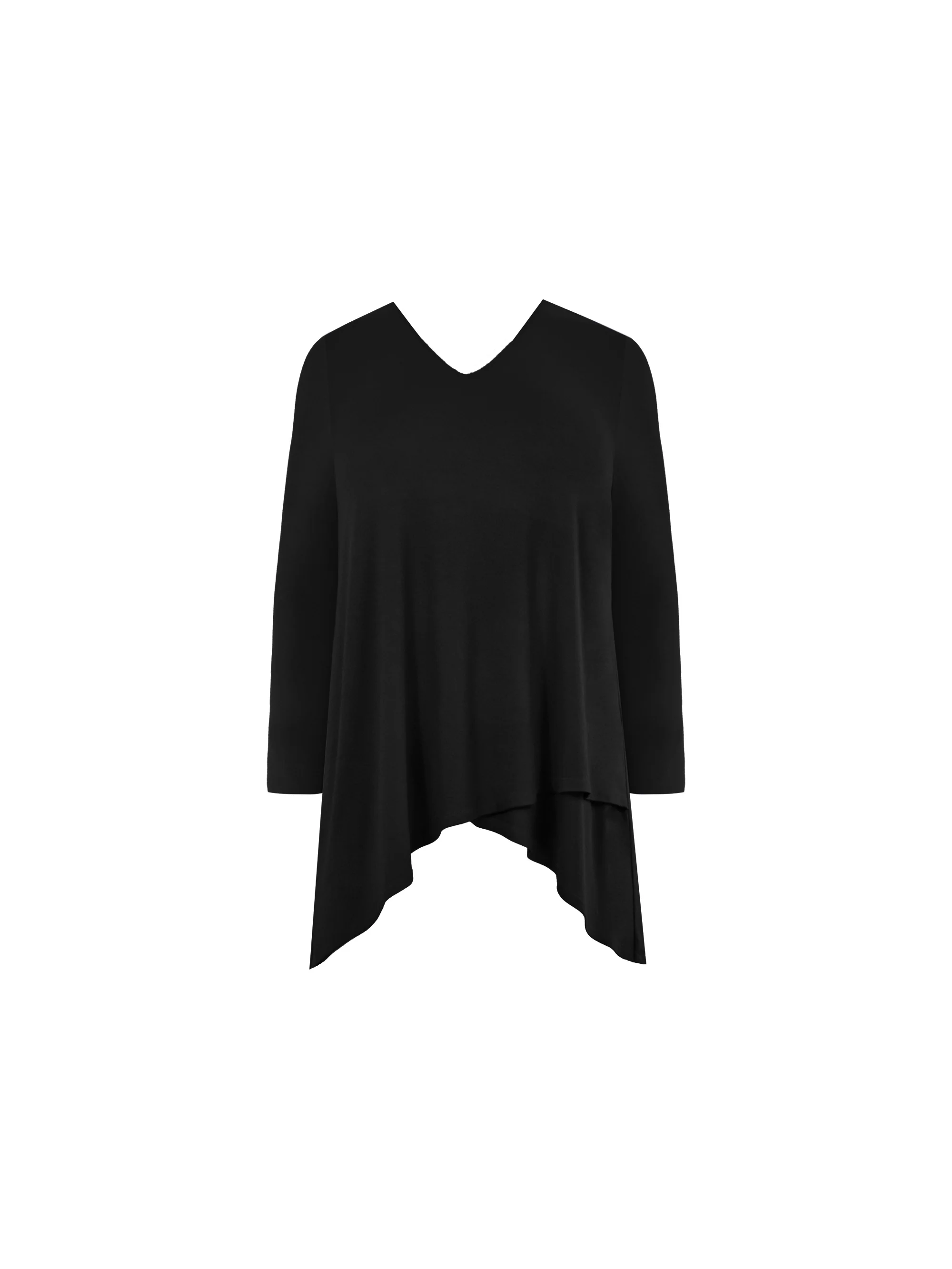 Black Jersey High Low Tunic - Image 4