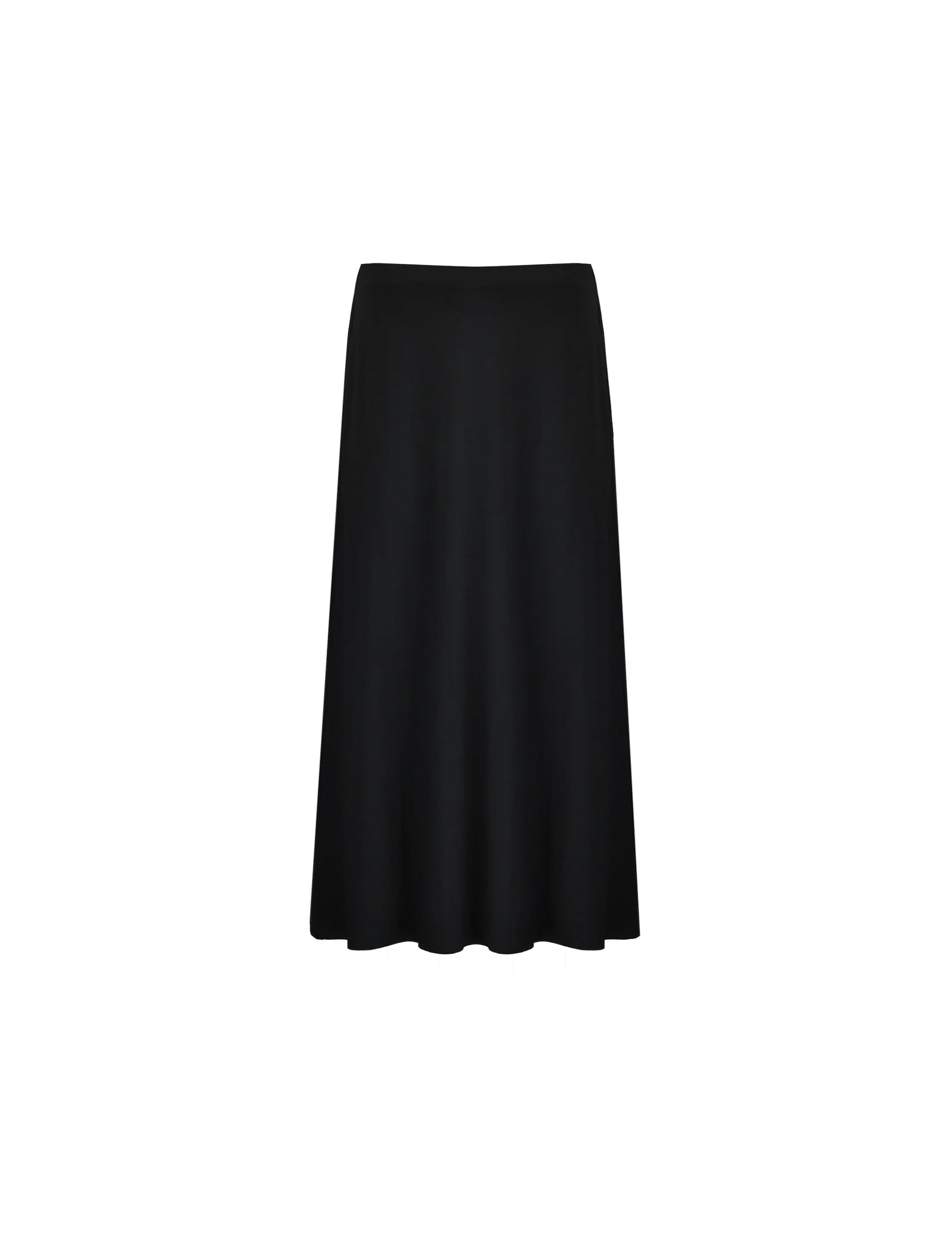 Black Jersey Midi Skirt - Image 6