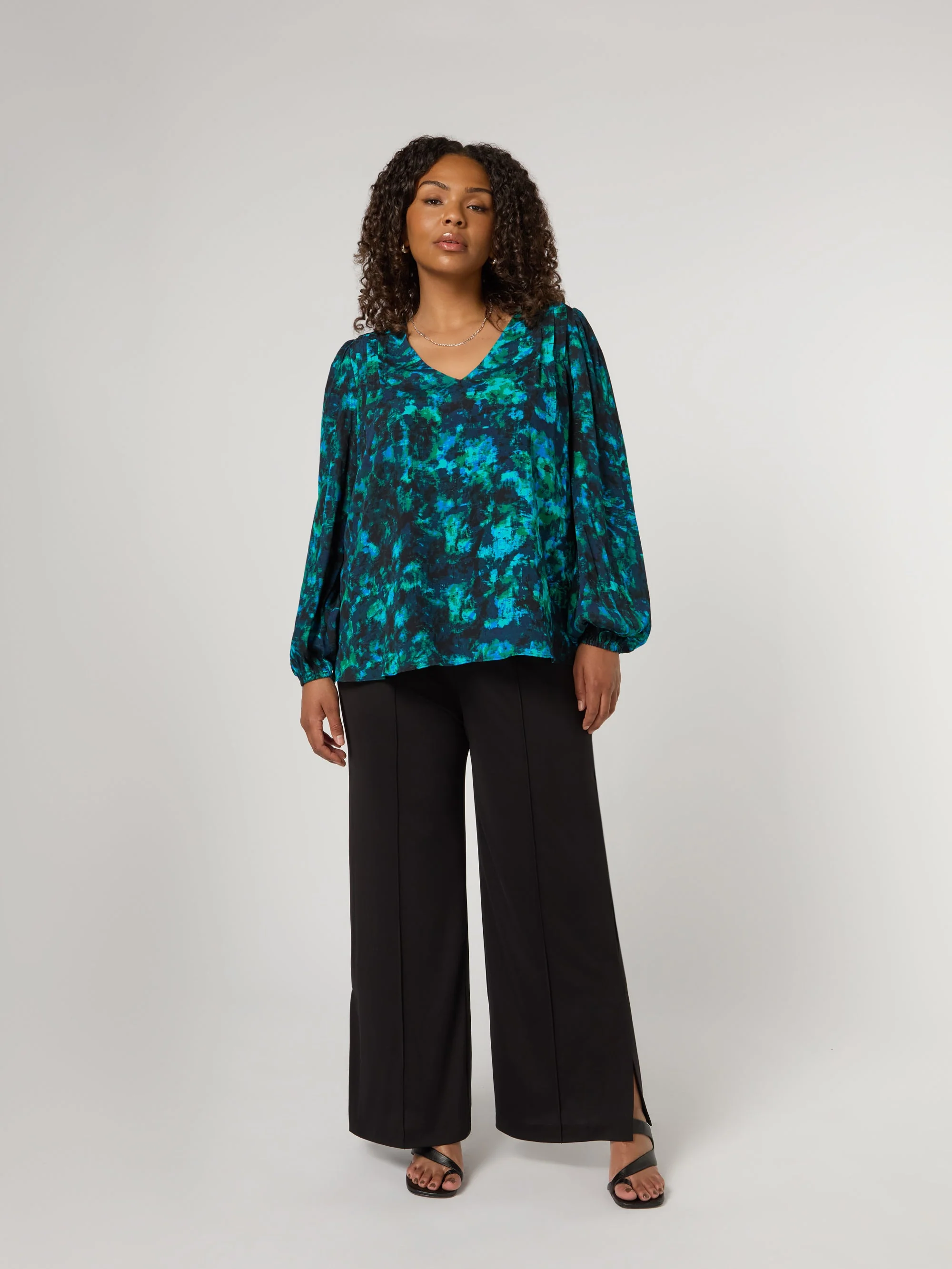 Black Jersey Seam Detail Trouser - Image 4