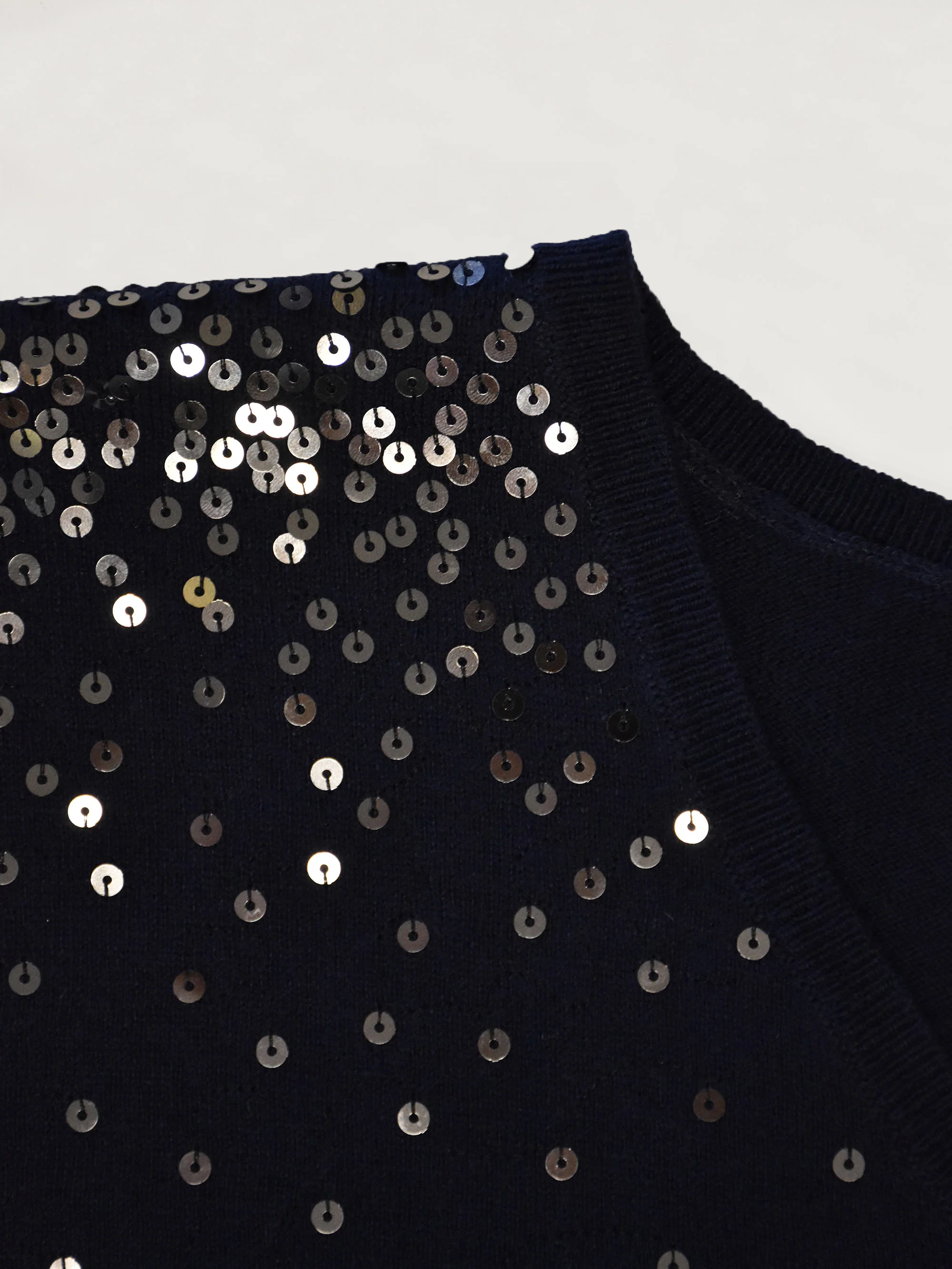 Black Sequin Jumper - Image 6