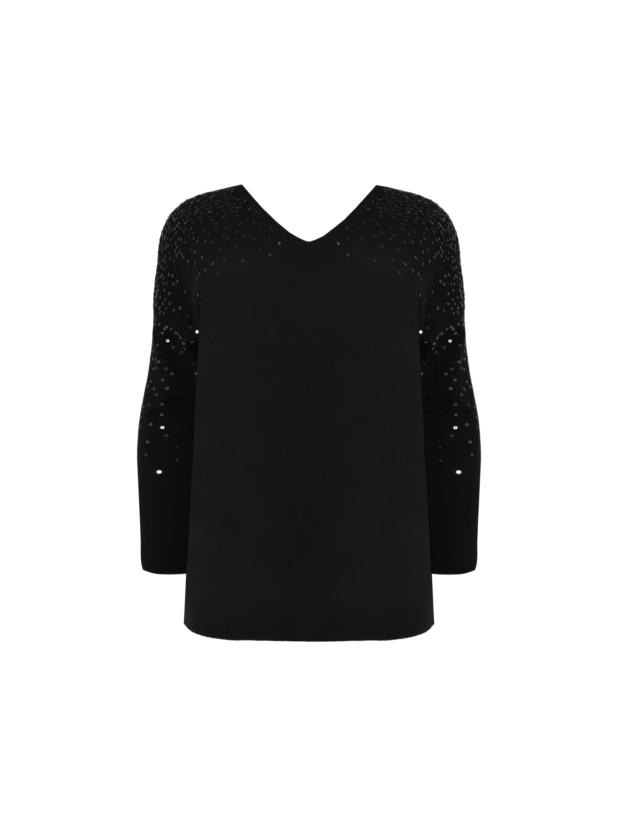 Black Sequin Jumper - Image 7