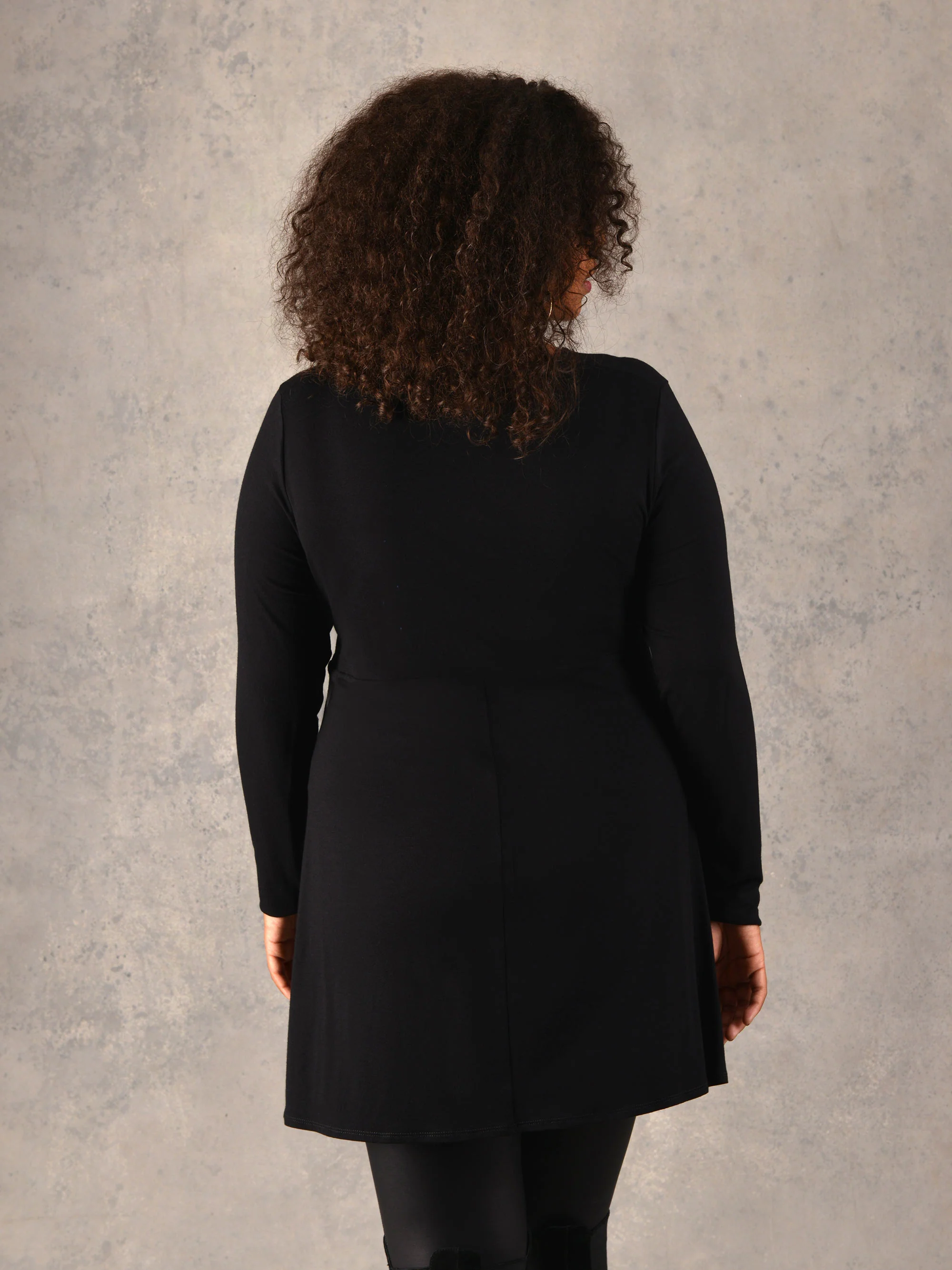 Black Knot Front Jersey Top - Image 3