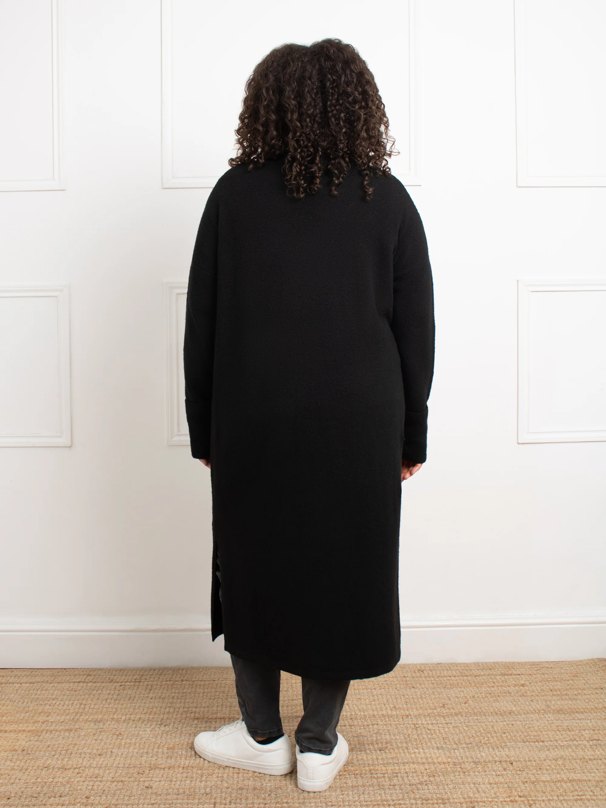 Black Longline Cardigan - Image 6