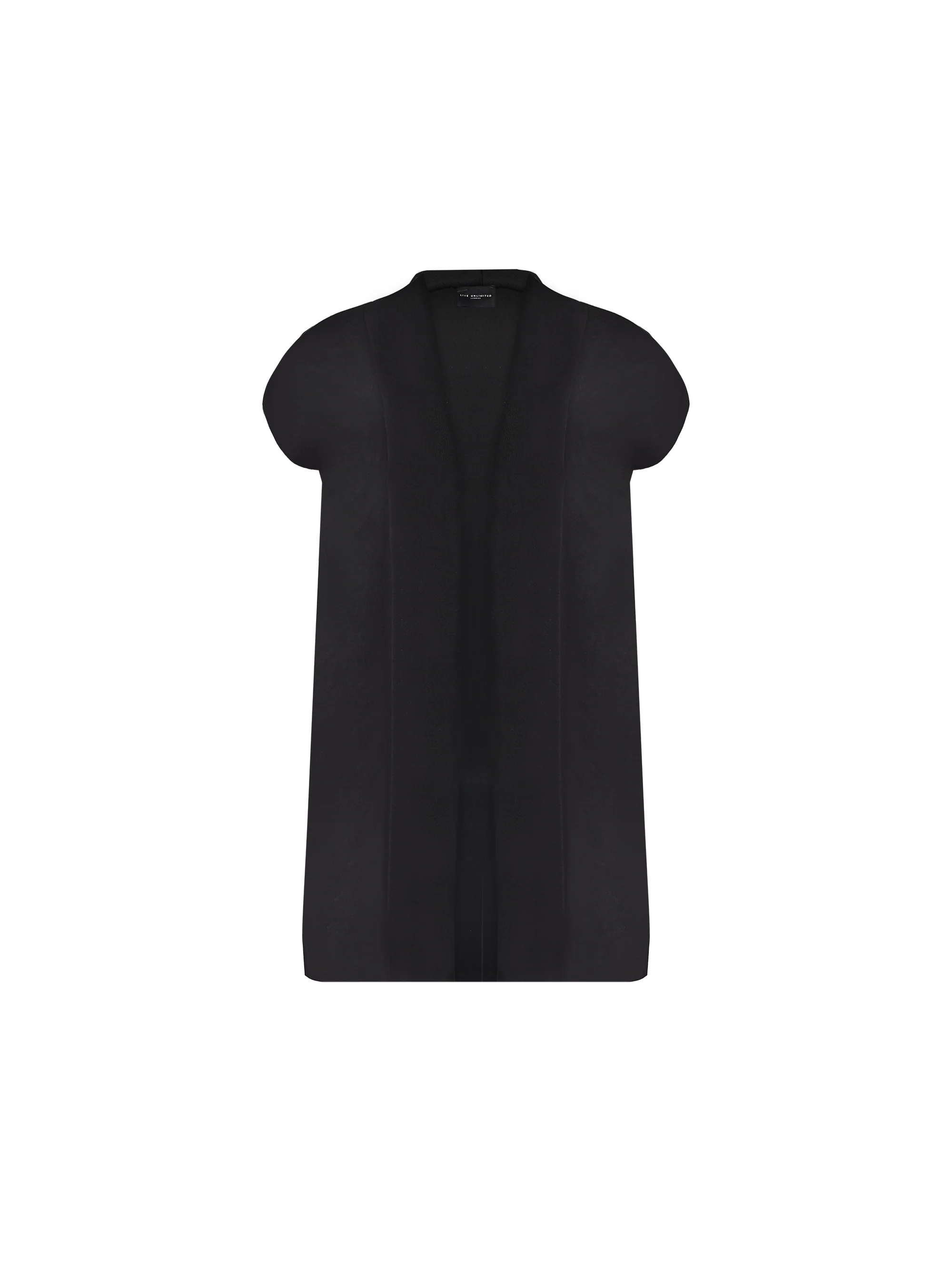 Black Longline Cardigan - Image 4