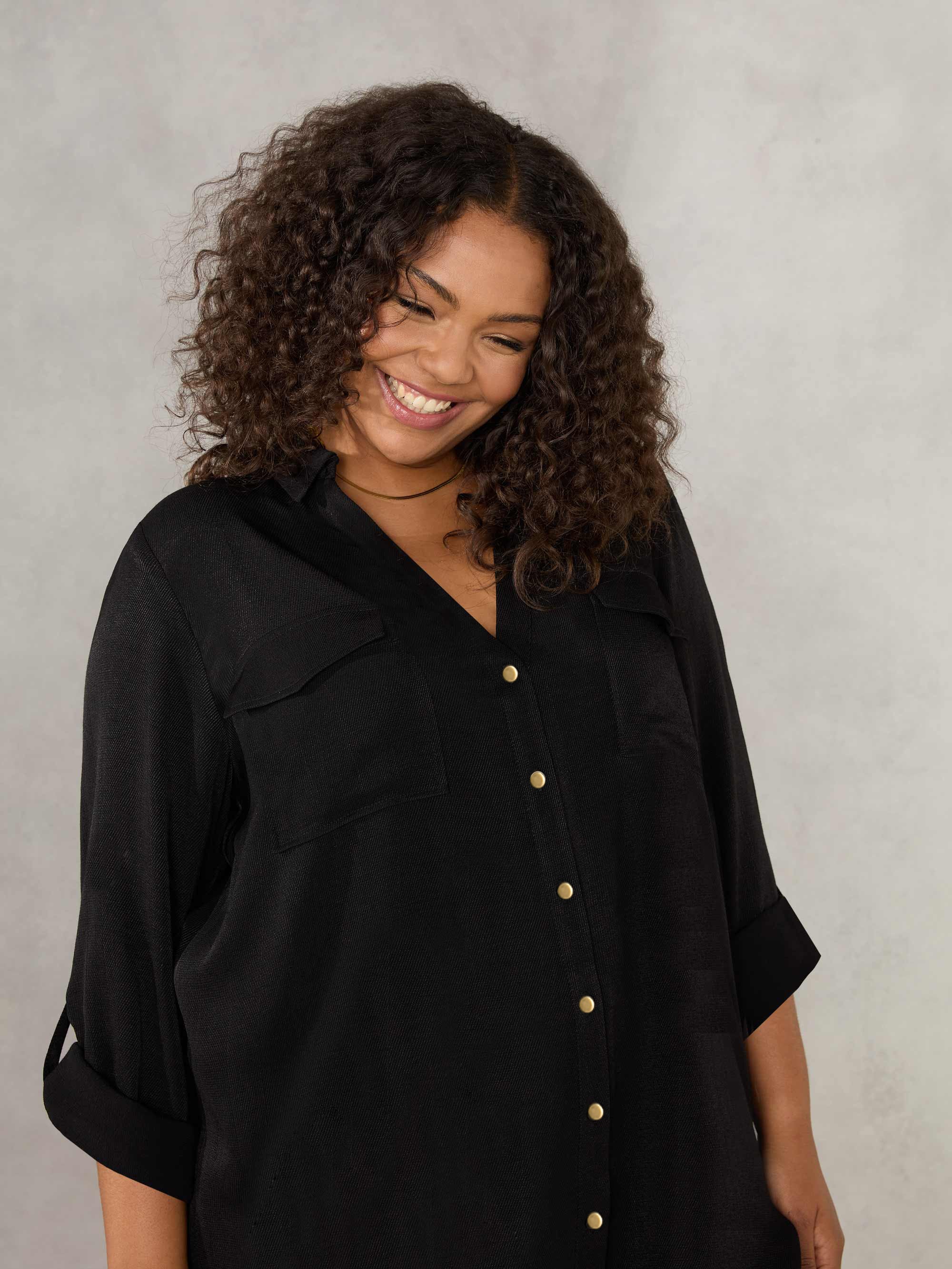 Black Utility Shirt - Image 3