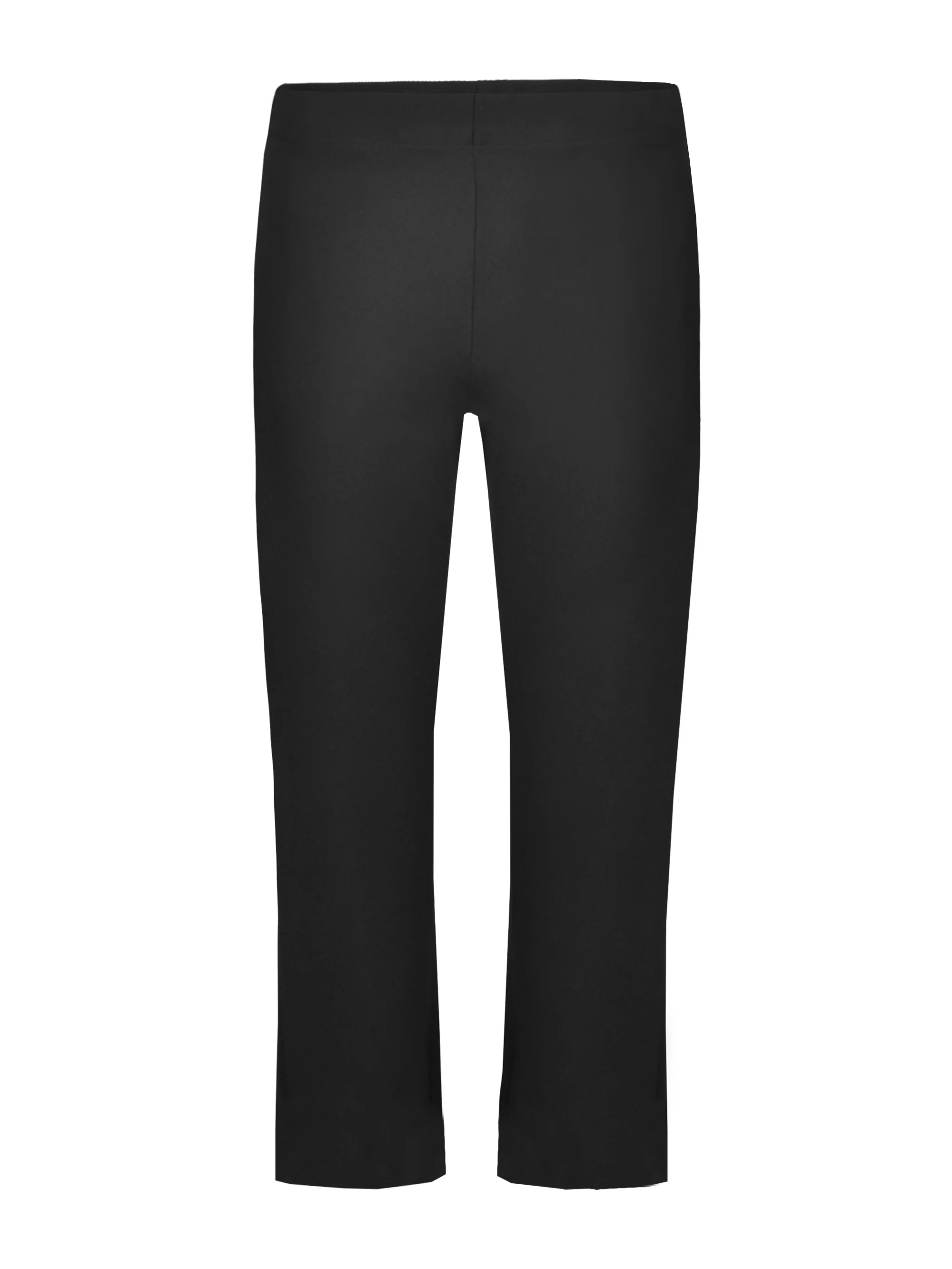 Black Palazzo French Crepe Jersey Trouser - Image 4