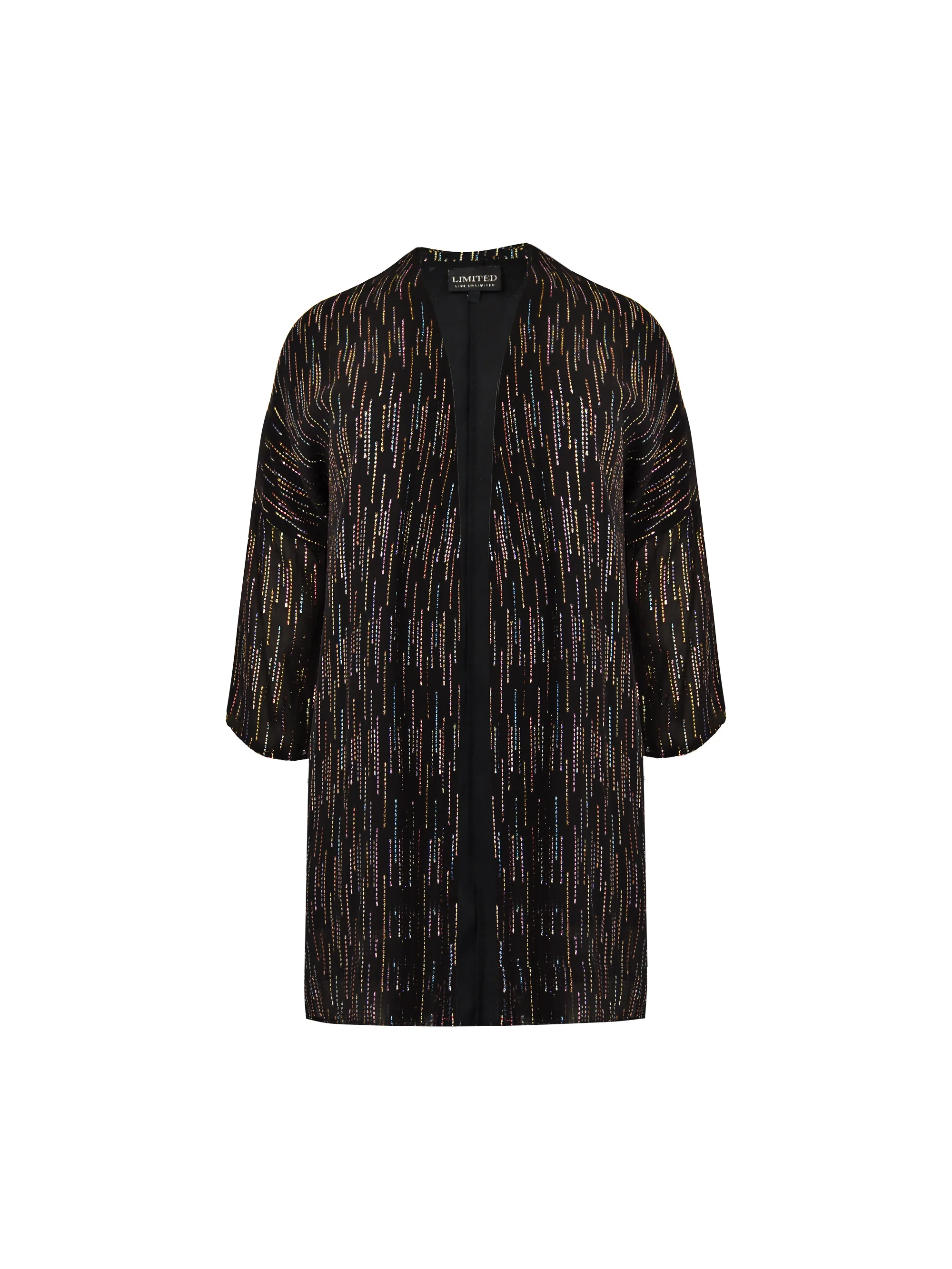 Black Rainbow Metallic Jacket - Image 7