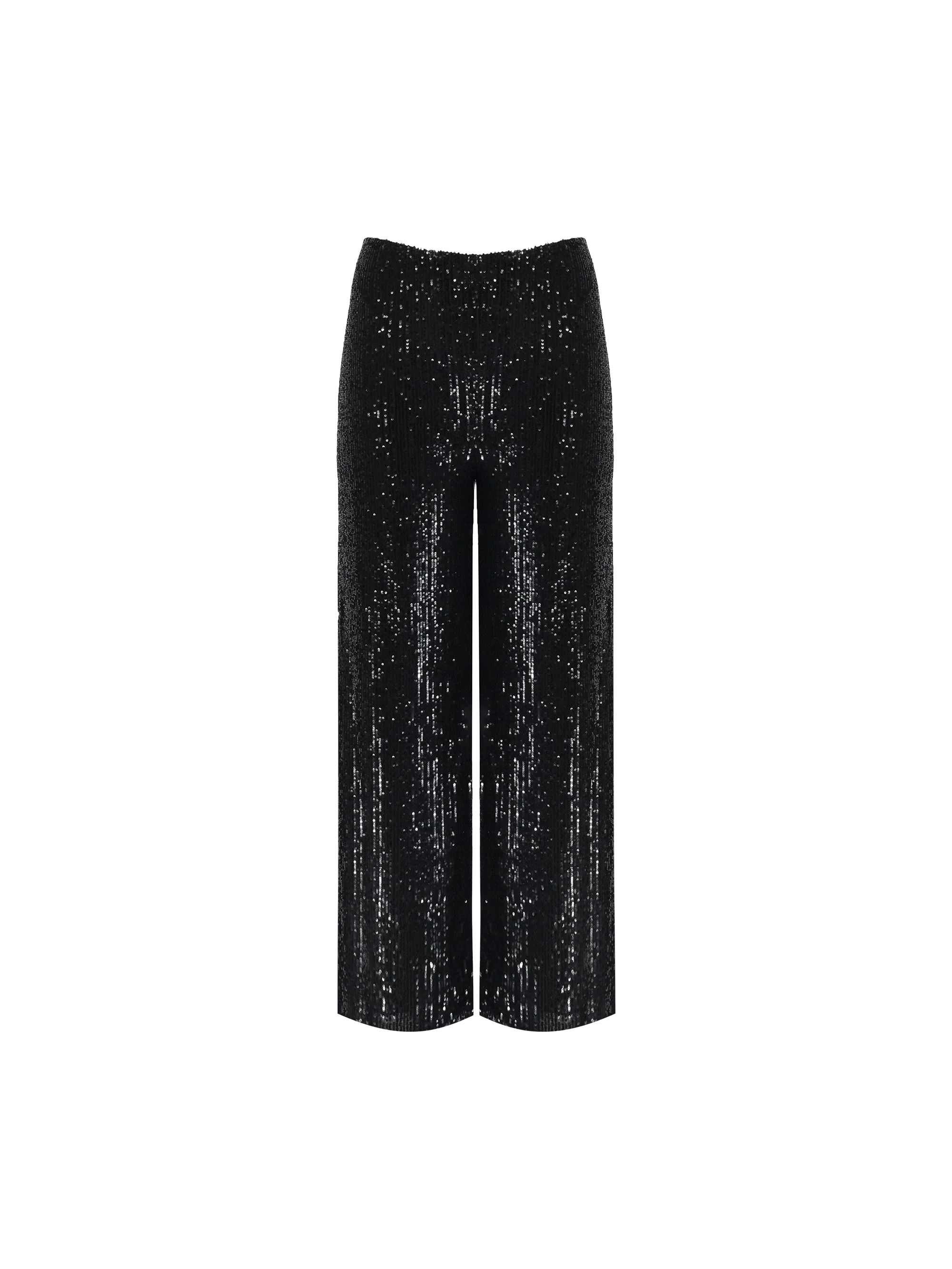 Black Sequin Trousers - Image 4