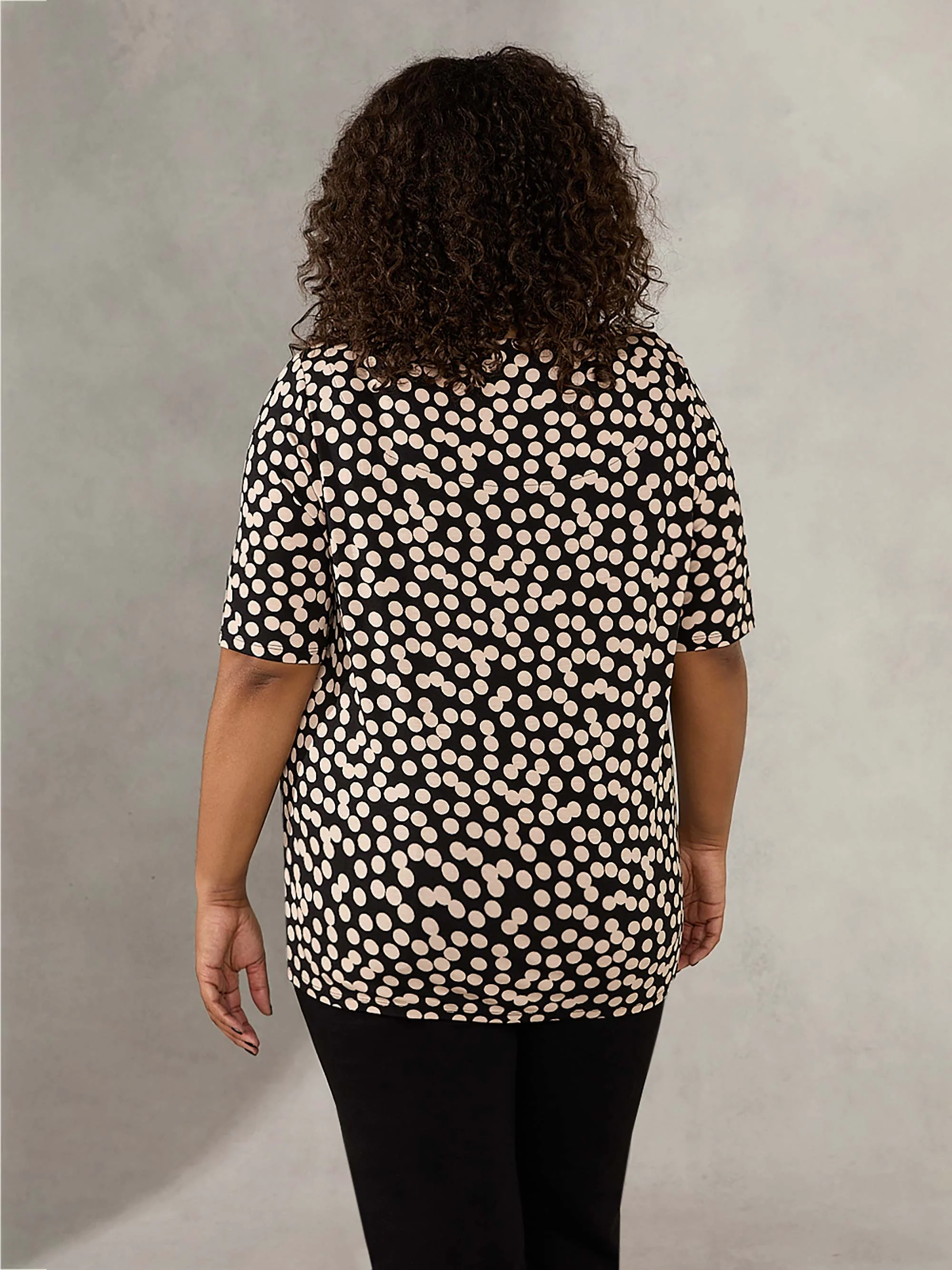 Black & Stone Slash Neck Jersey T-Shirt - Image 4