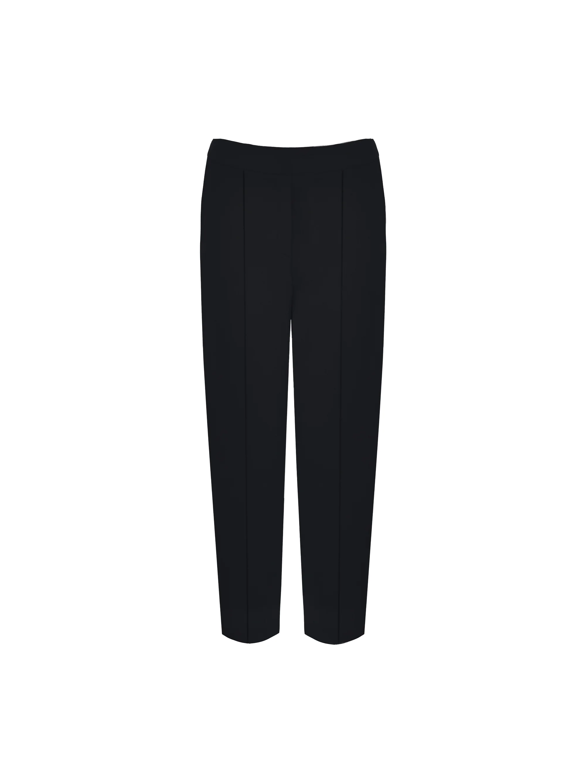 Black Stretch Tapered Trousers - Image 5