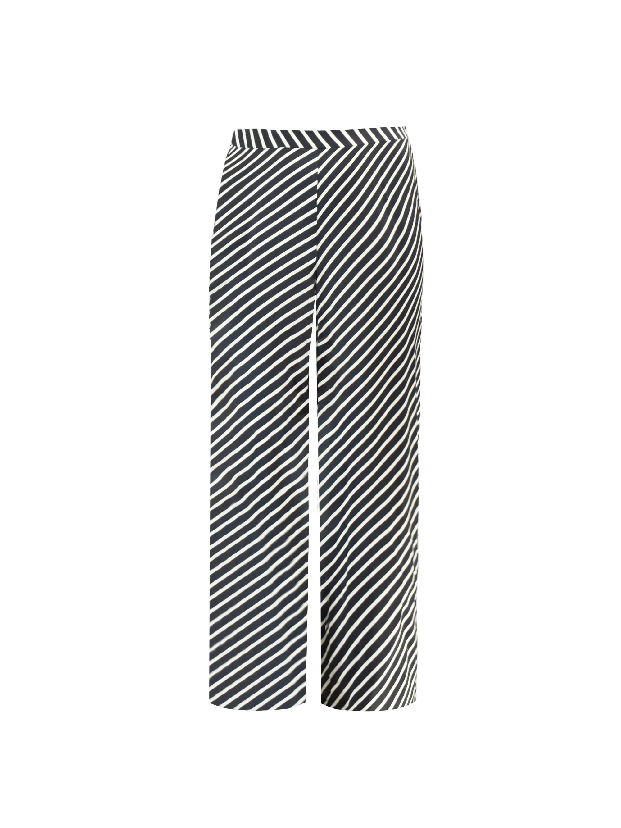 Black Stripe Wide Leg Trouser - Image 6
