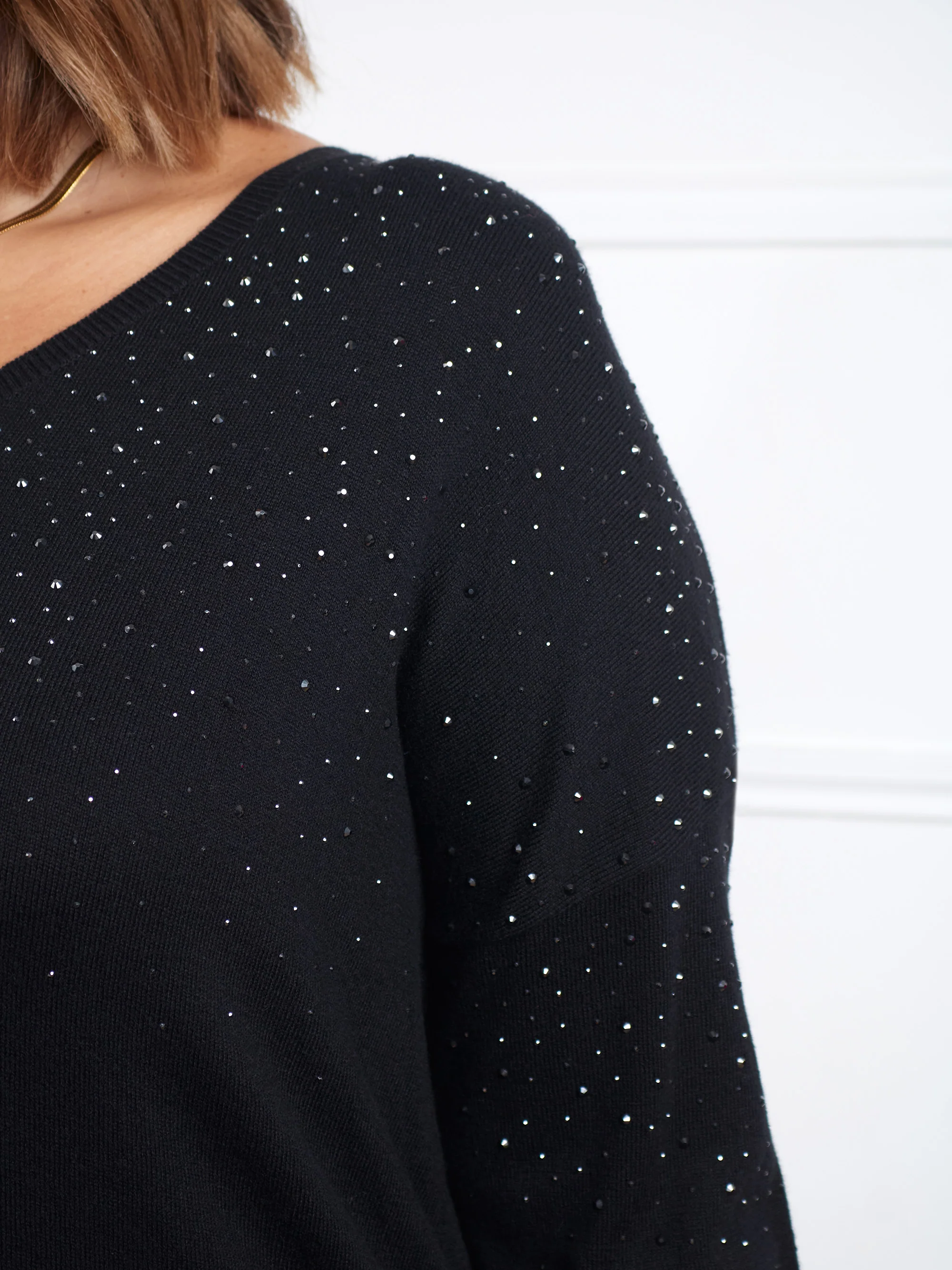 Black Sparkle Jumper - Image 4