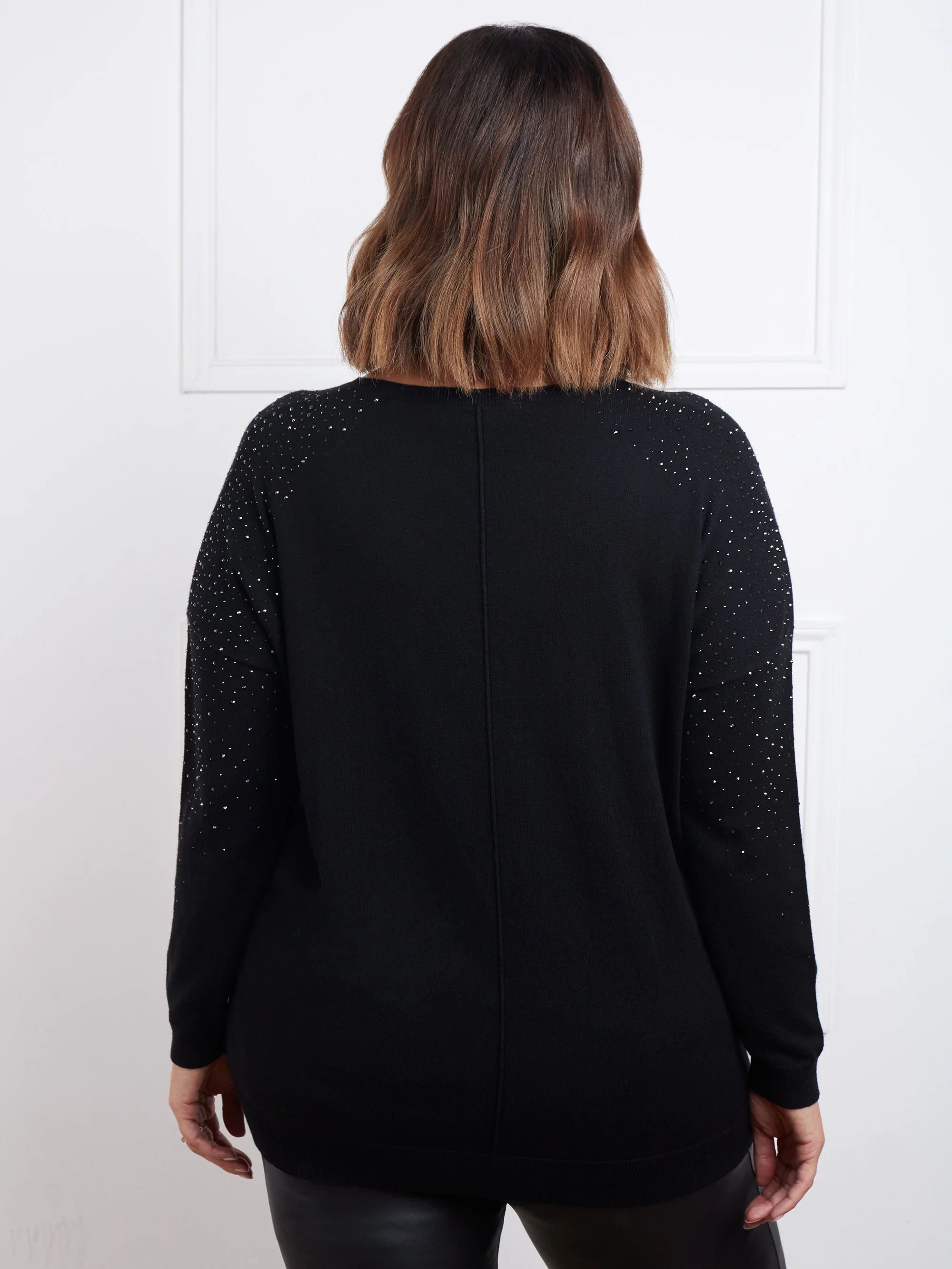 Black Sparkle Jumper - Image 5