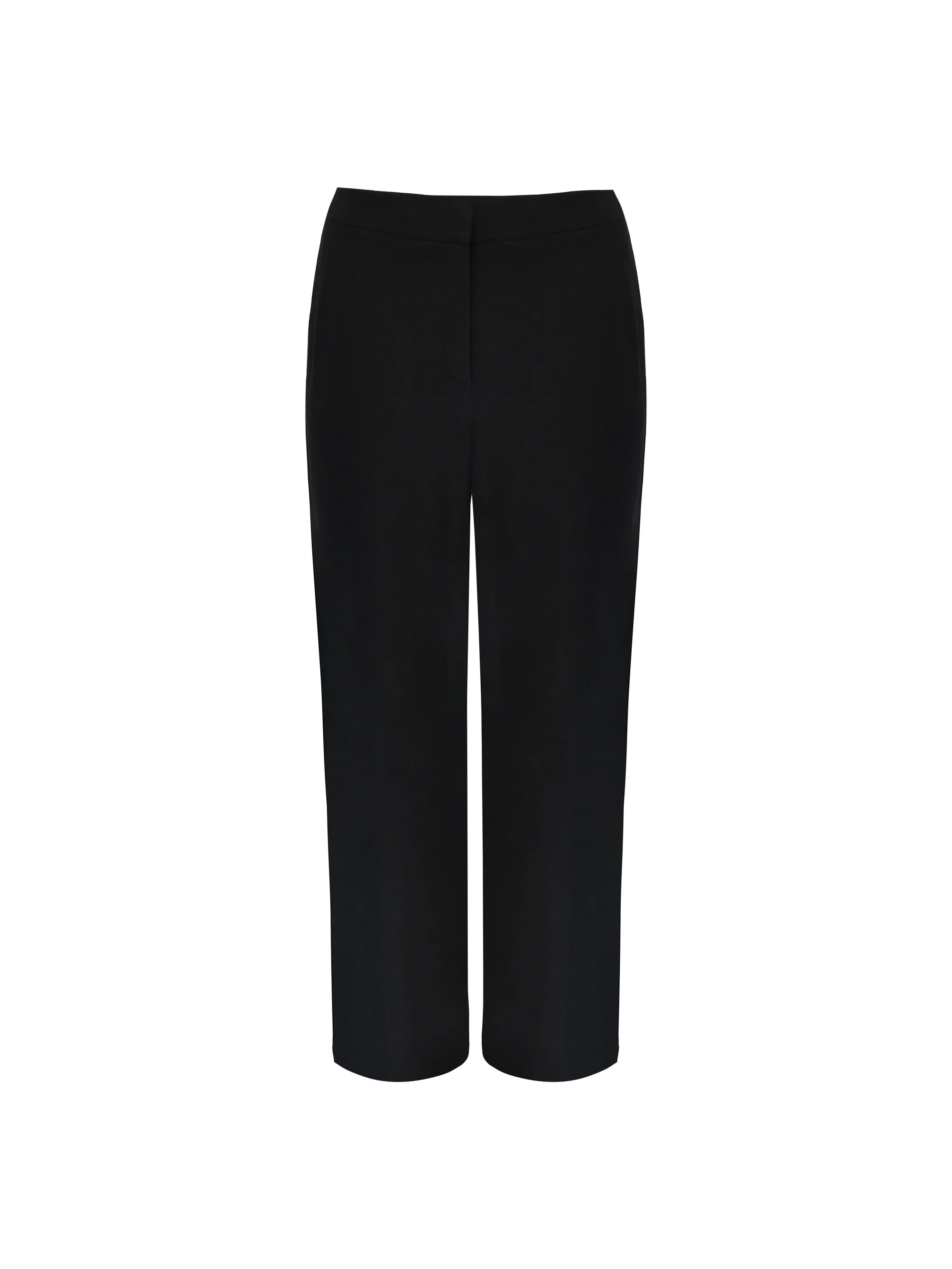 Black Tailored Button Detail Trousers - Image 7