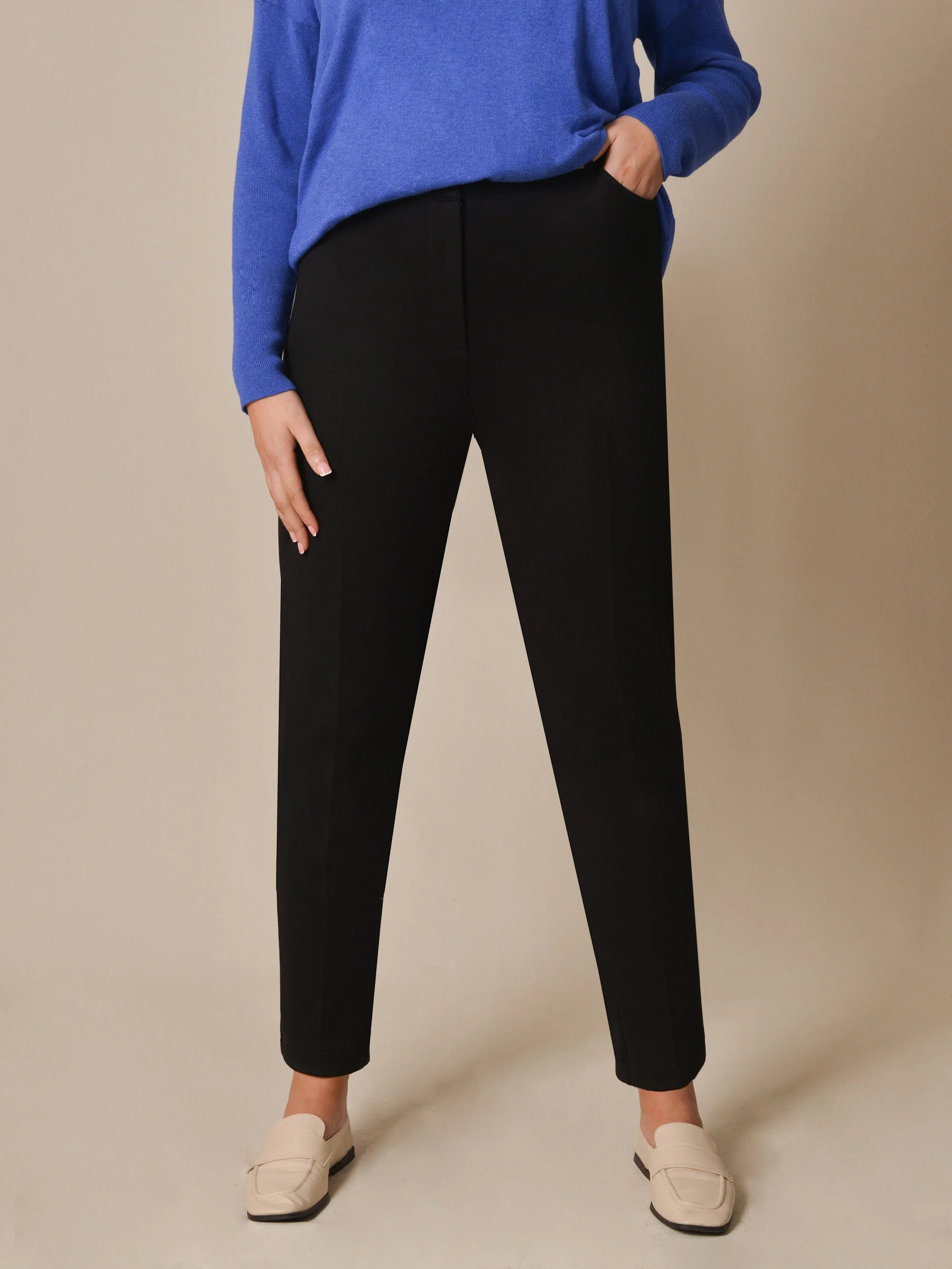 Black Tapered Trouser - Image 2