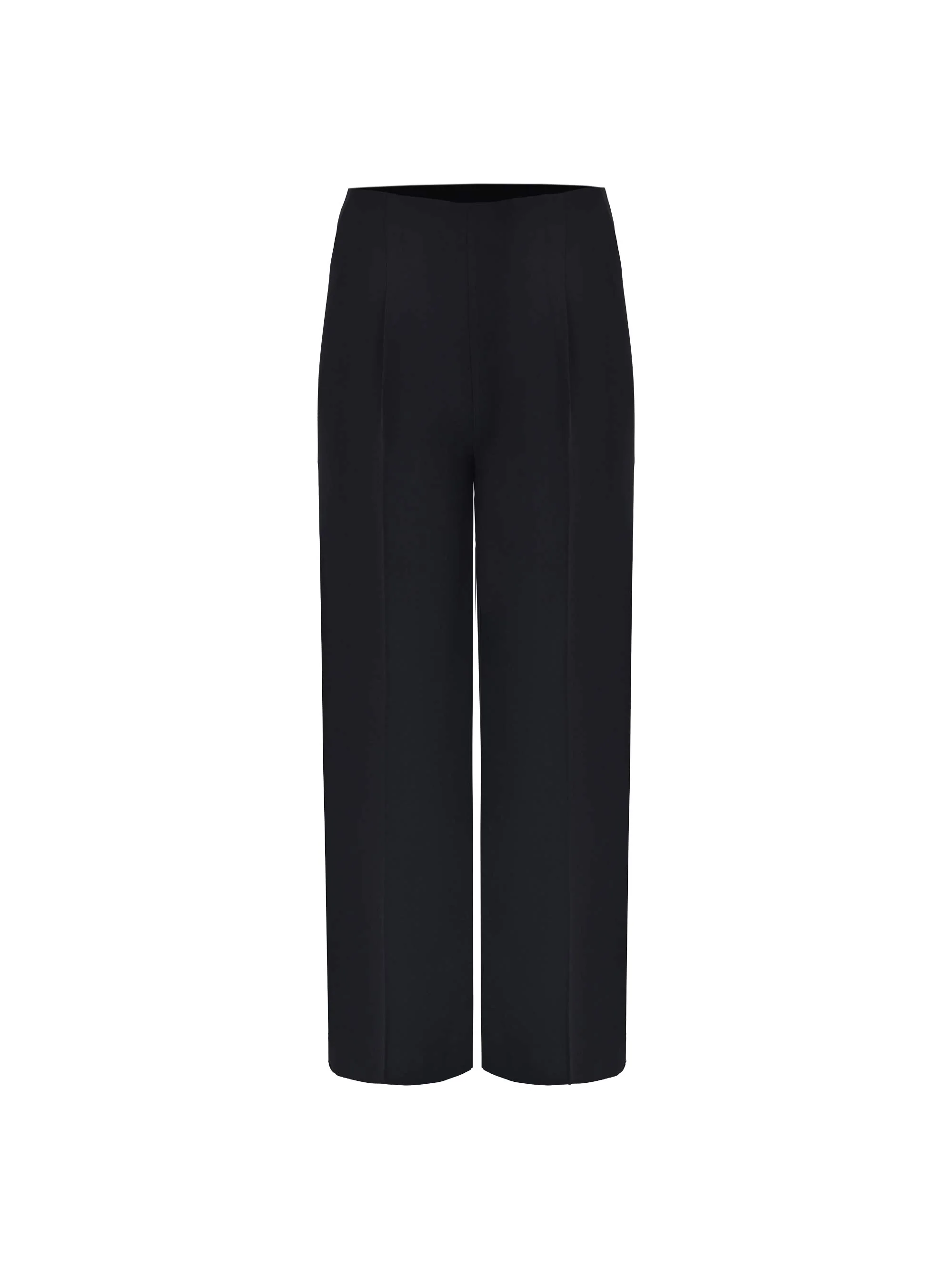Black Wide Leg Trousers - Image 5