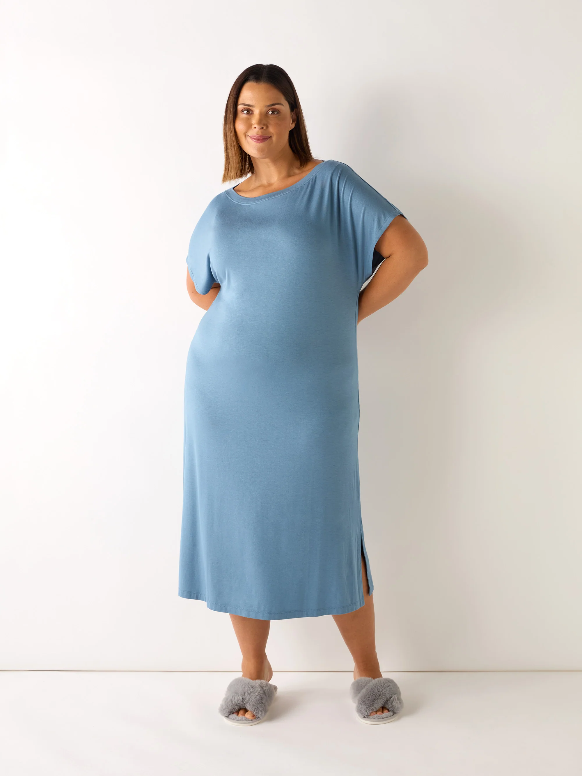 Blue Modal Nightdress - Image 3