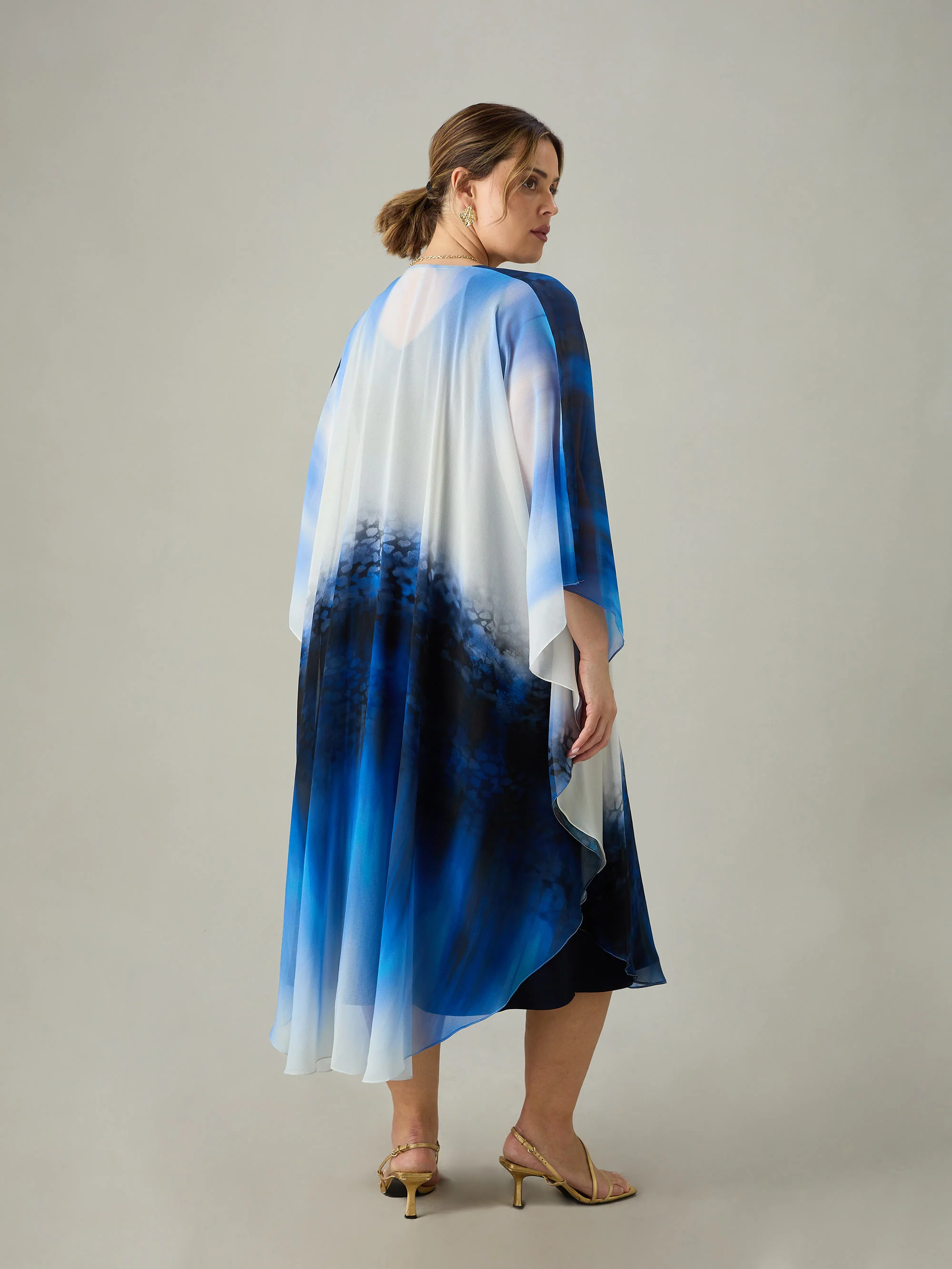 Blue Print Kimono - Image 6