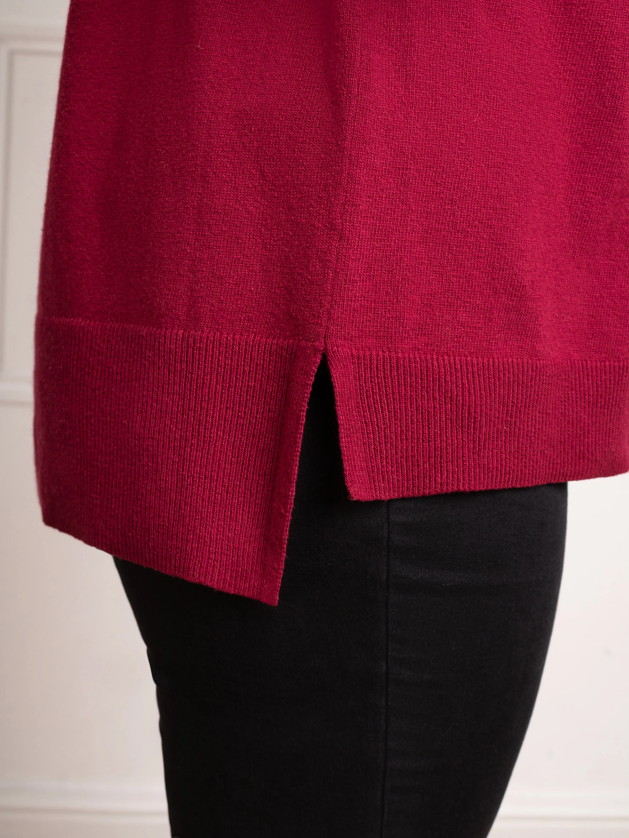 Berry Roll Neck Jumper - Image 4