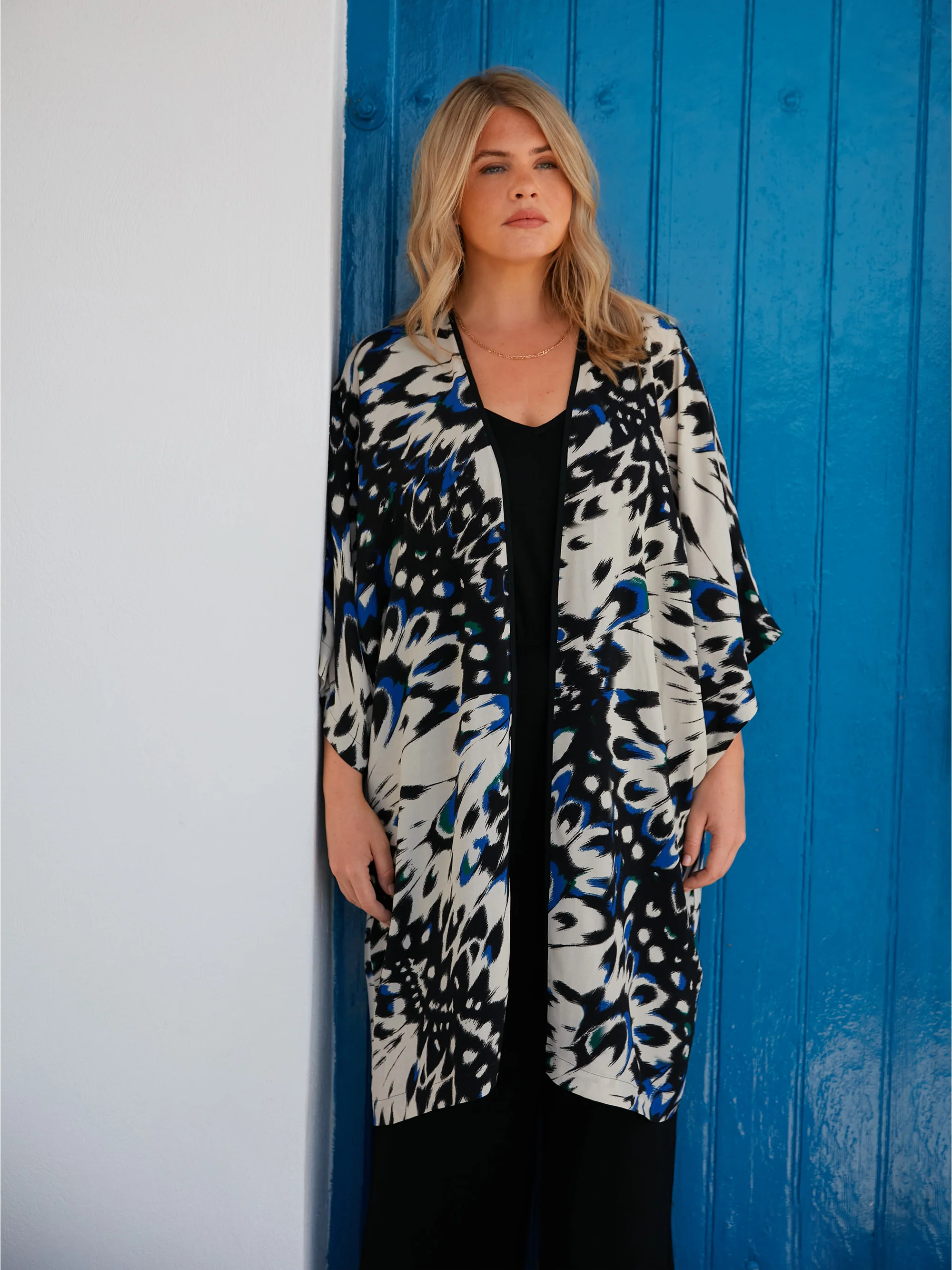 Butterfly Print Kimono - Image 2