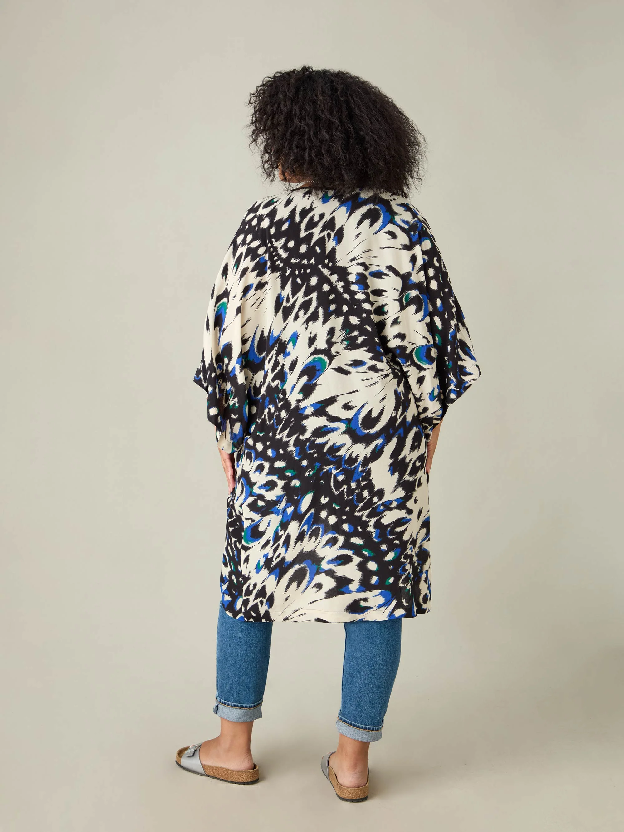 Butterfly Print Kimono - Image 5