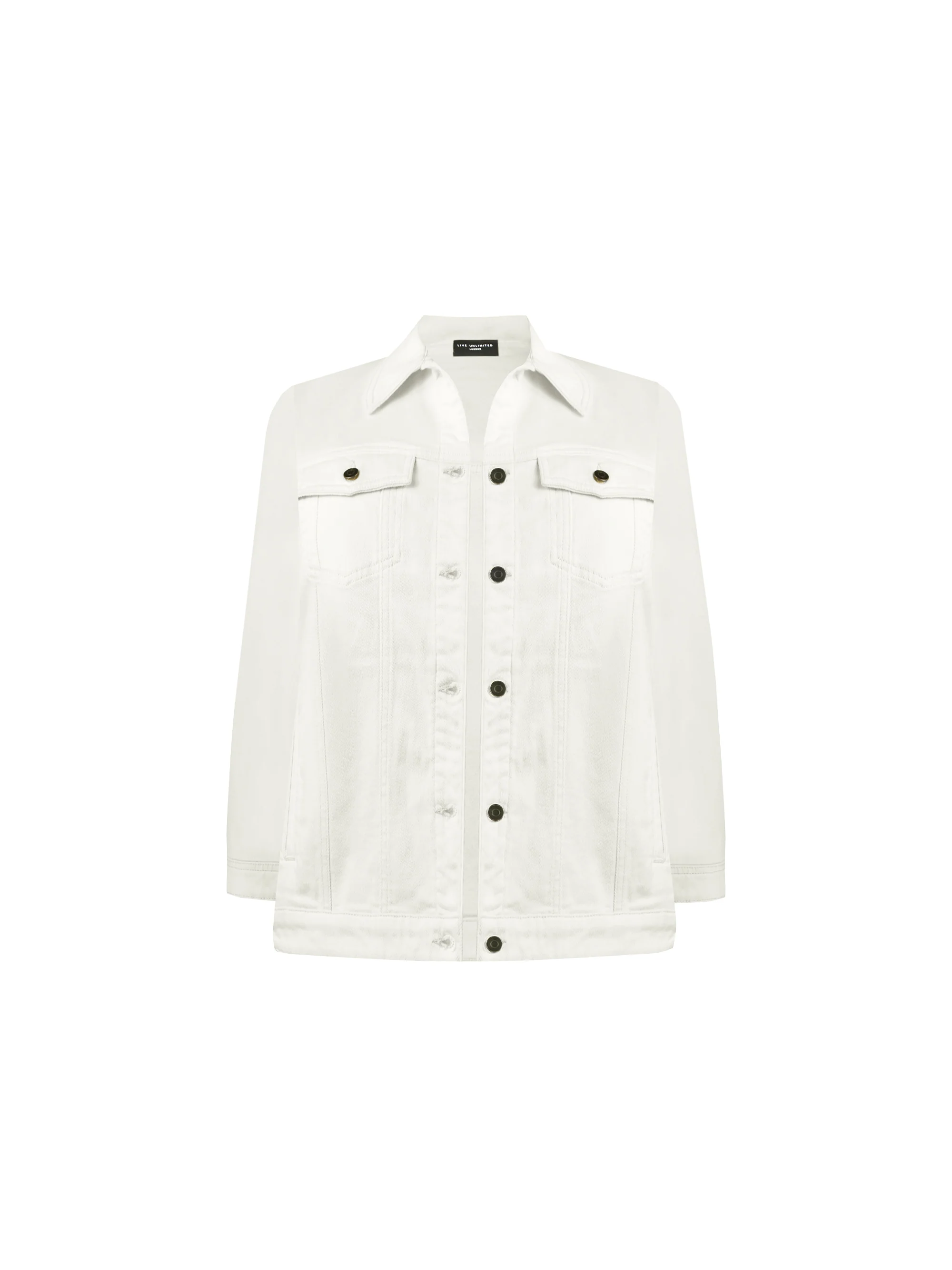 Chalk Denim Jacket - Image 7