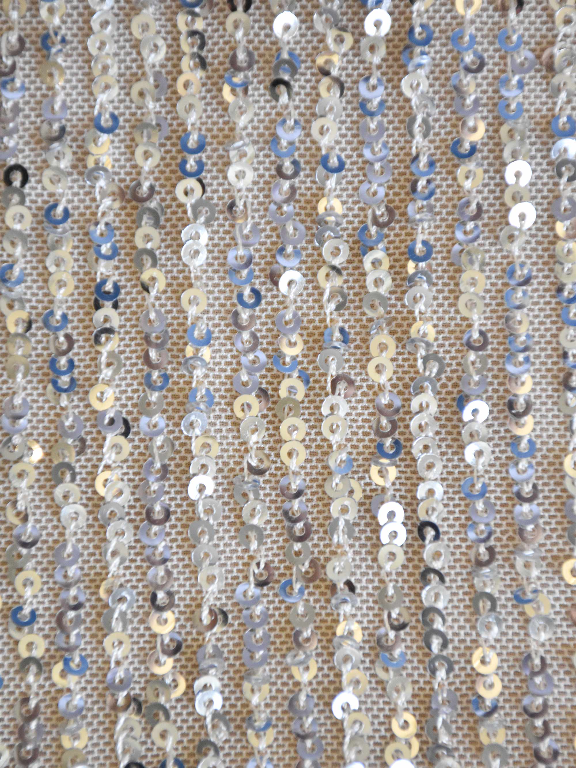 Champagne Sequin V-Neck Blouse - Image 4
