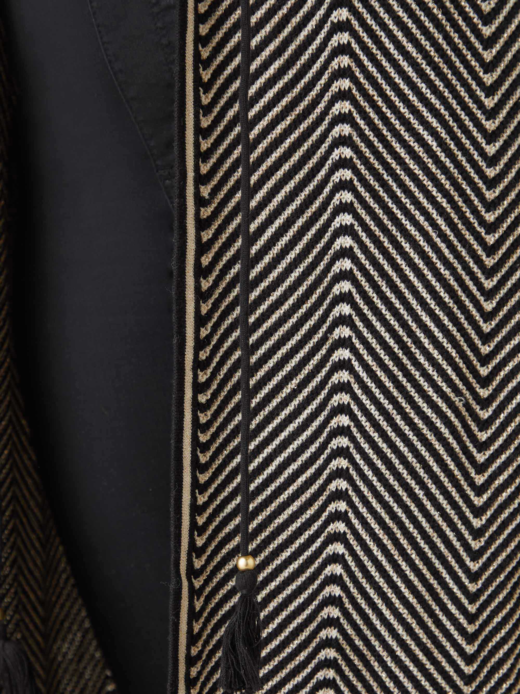 Chevron Knitted Cardigan - Image 3