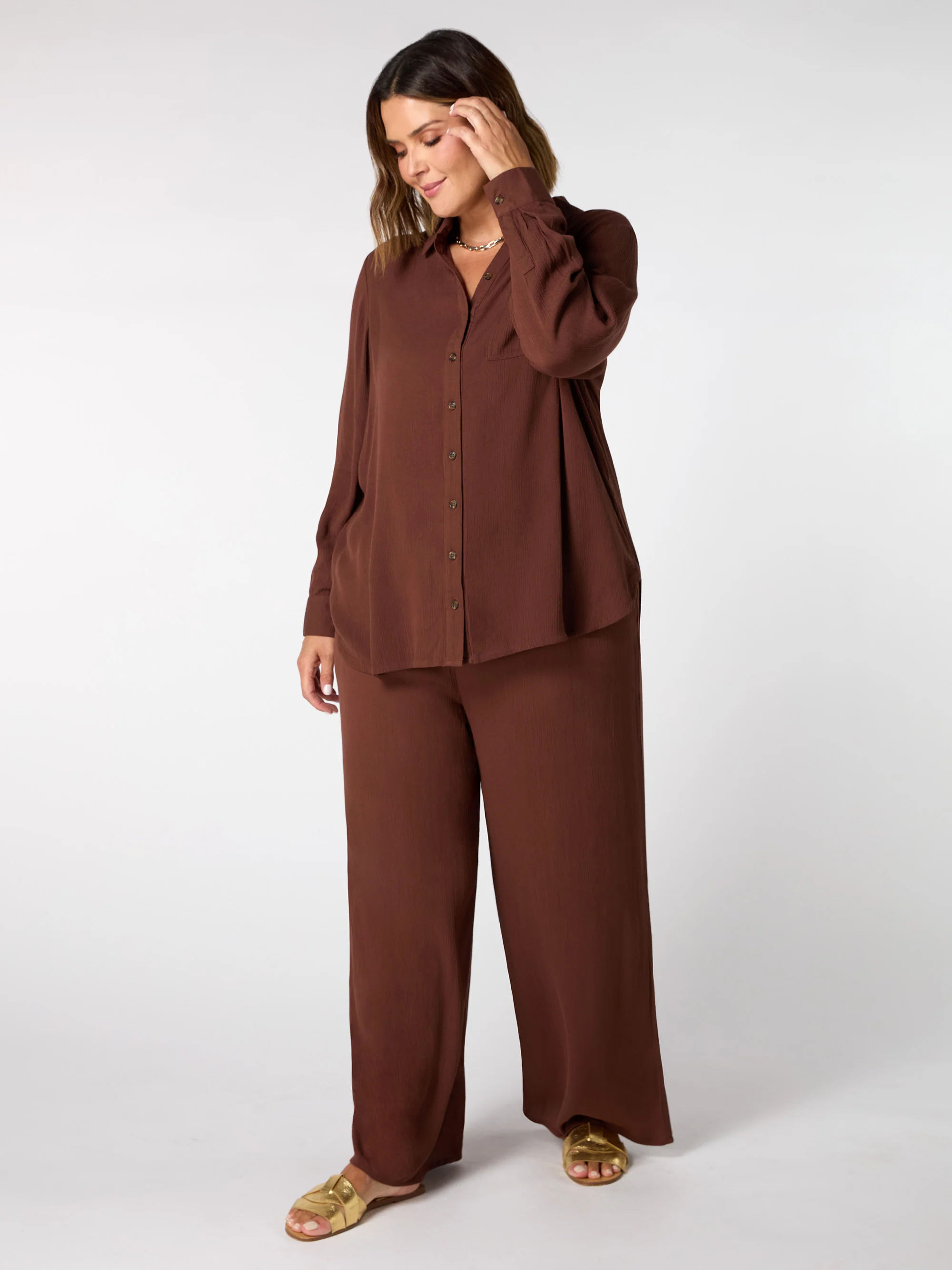 Chocolate Crinkle Shirt - Image 5