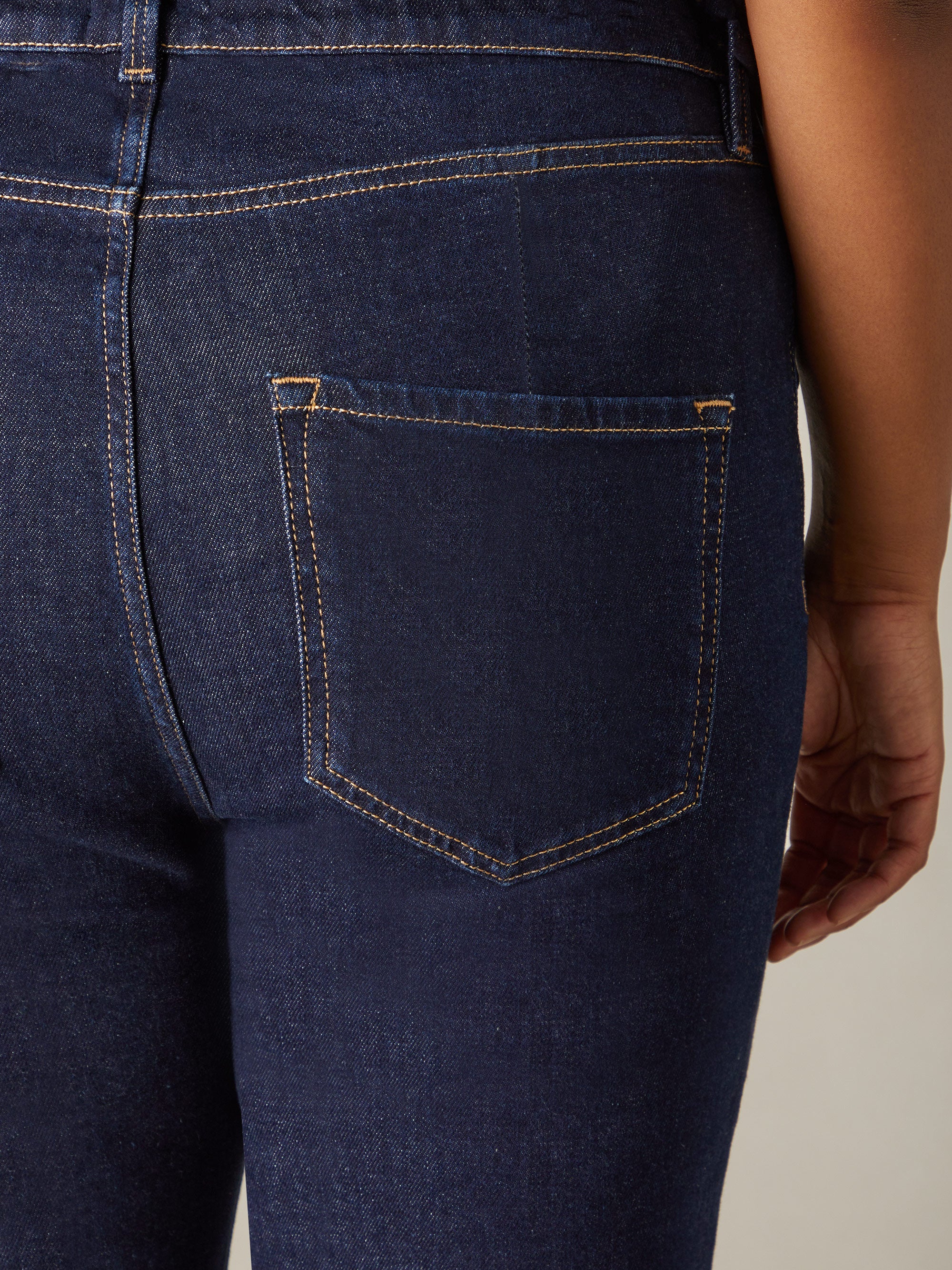Dark Indigo Bootcut Comfort Jeans - Image 4