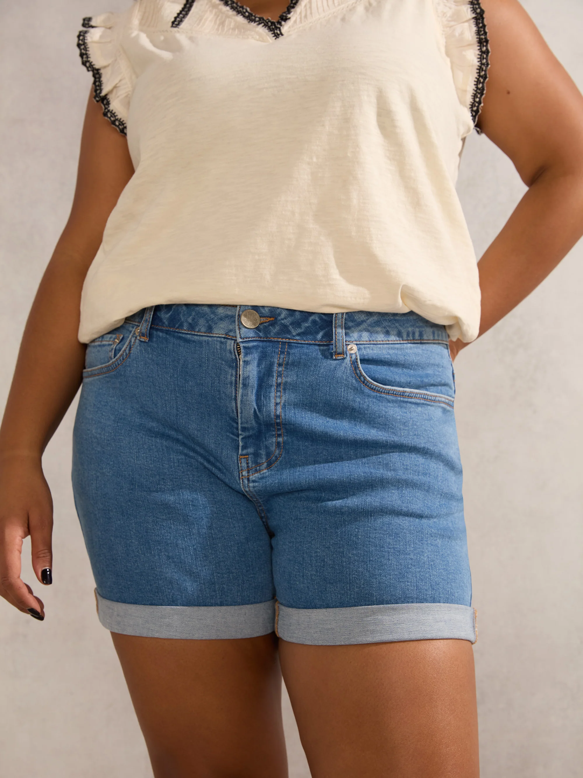 Denim Shorts - Image 3
