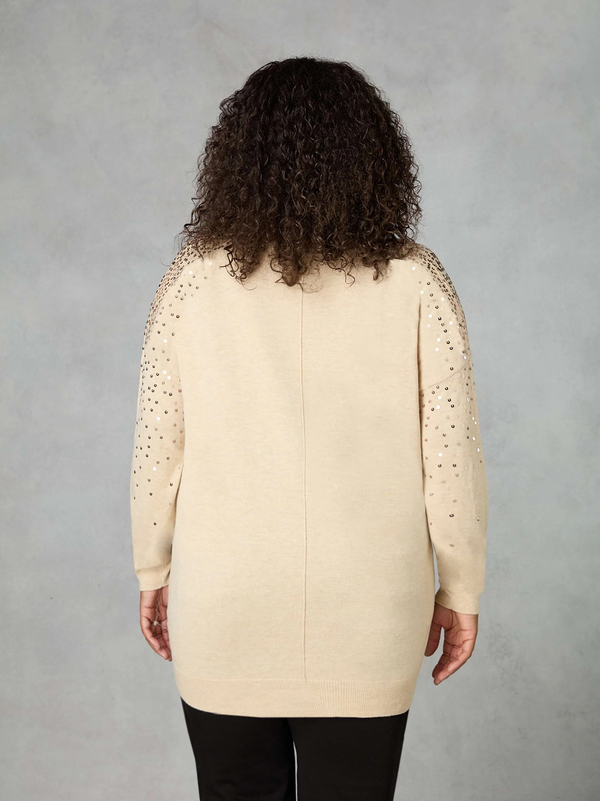 Gold Sequin Jumper - Image 4