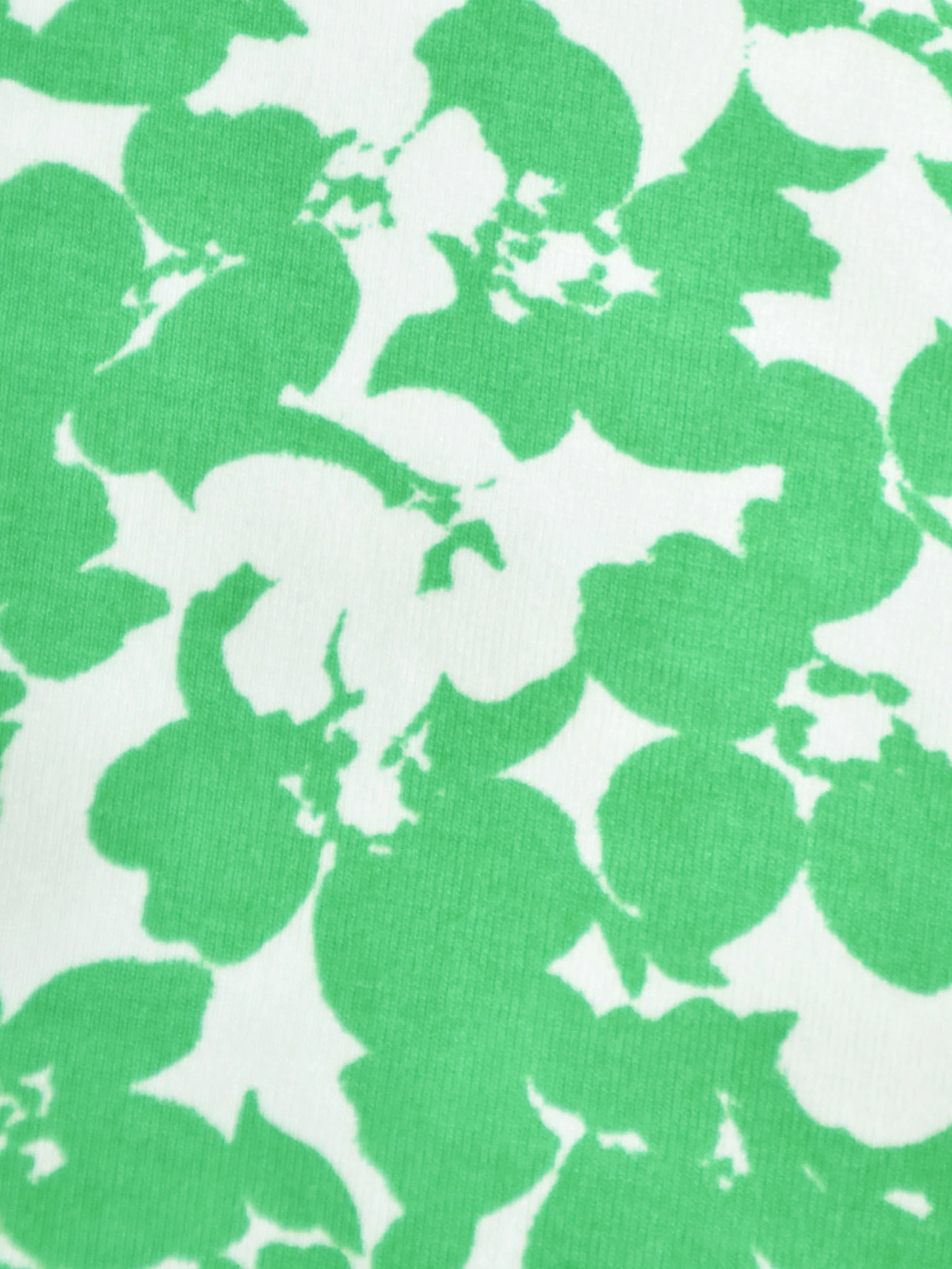 Green Floral Print Jersey Wrap Dress - Image 6