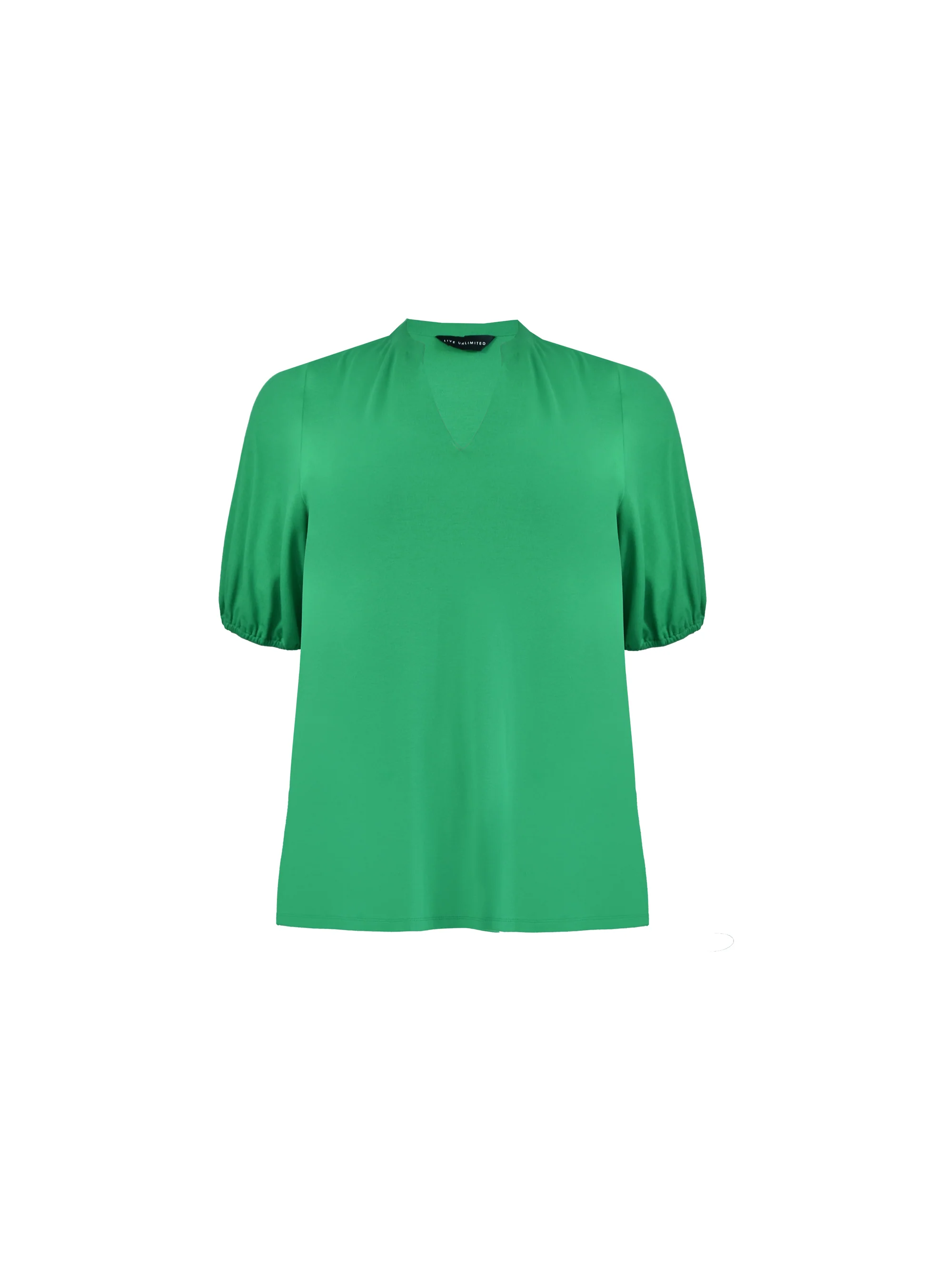 Green Jersey Blouse - Image 4