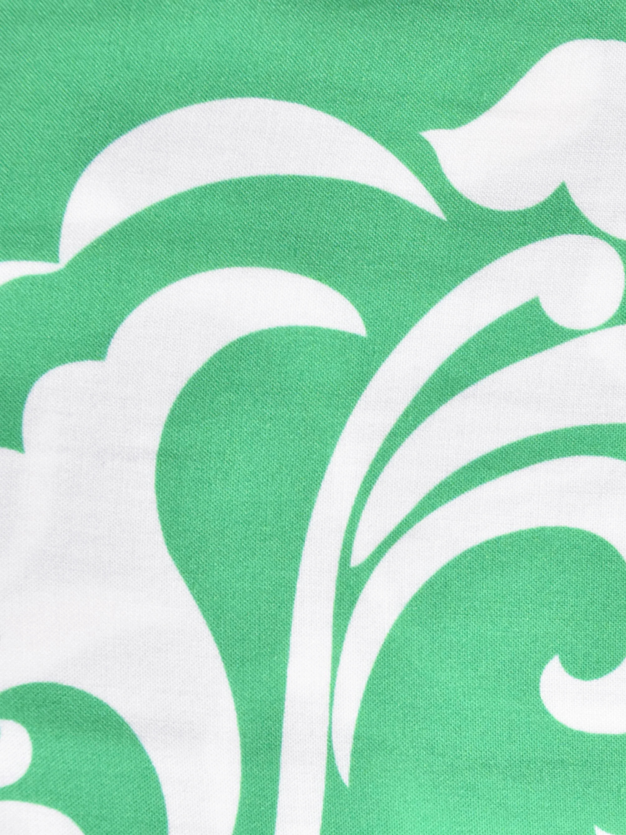 Green Paisley Print Pleat Front Top - Image 6