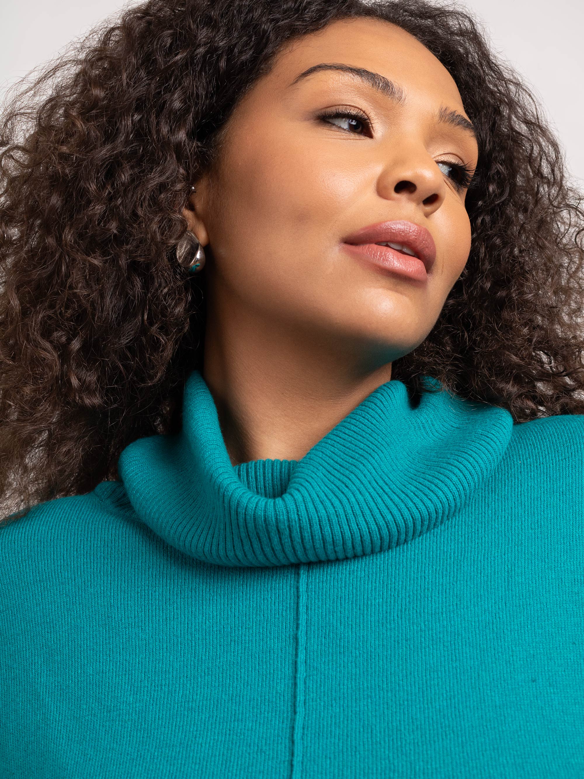 Green Roll Neck Jumper - Image 3