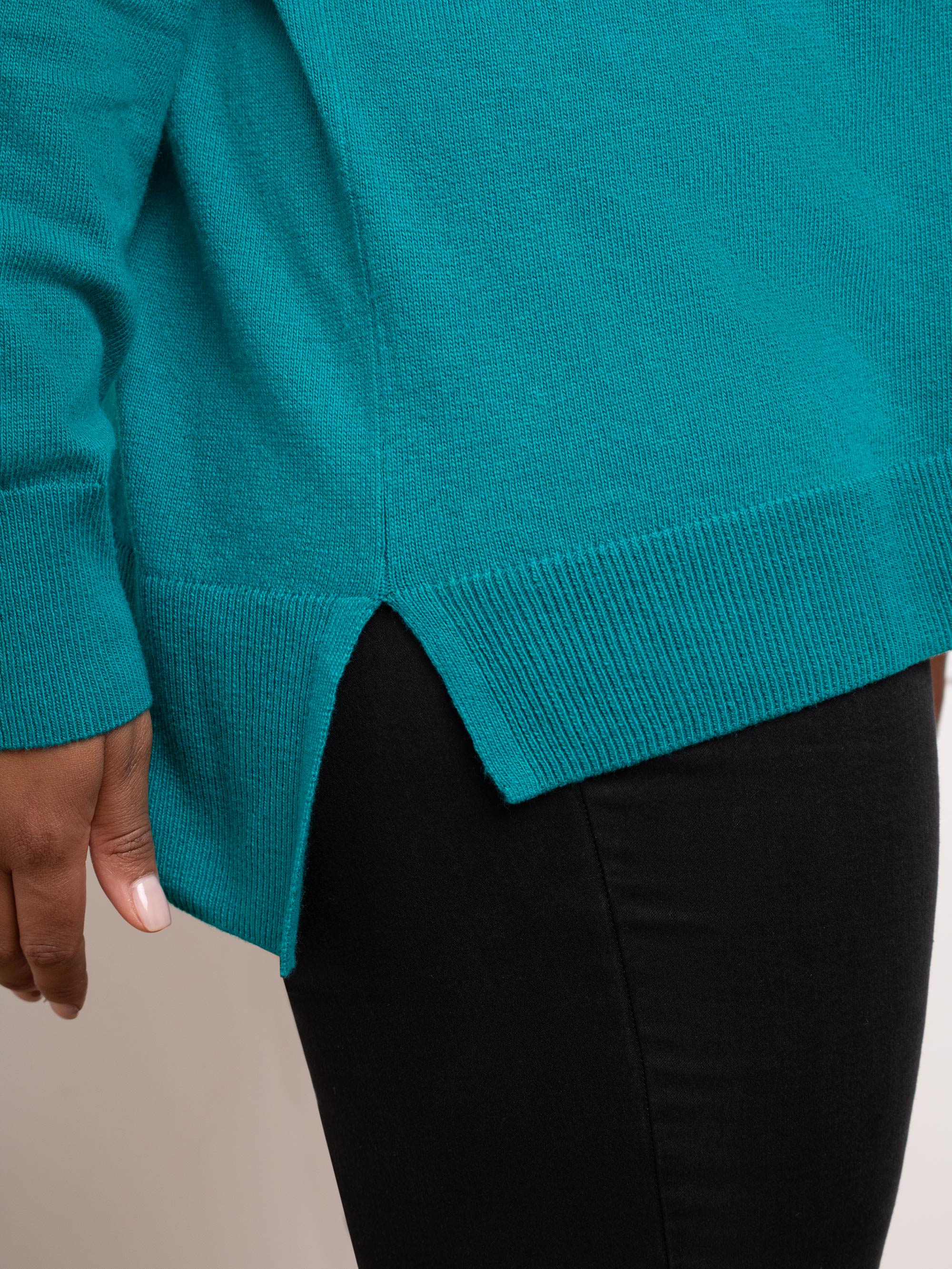 Green Roll Neck Jumper - Image 4