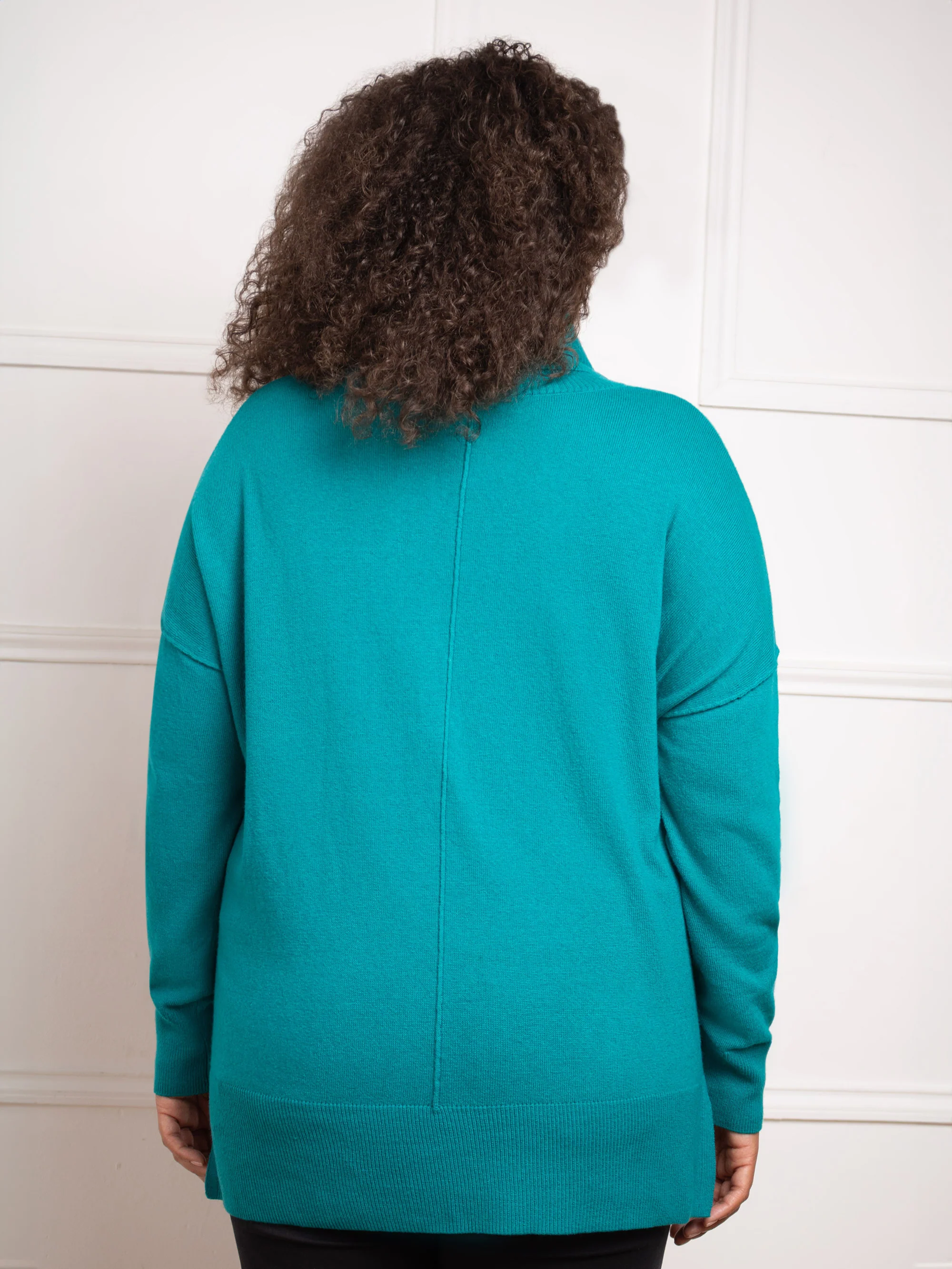Green Roll Neck Jumper - Image 5
