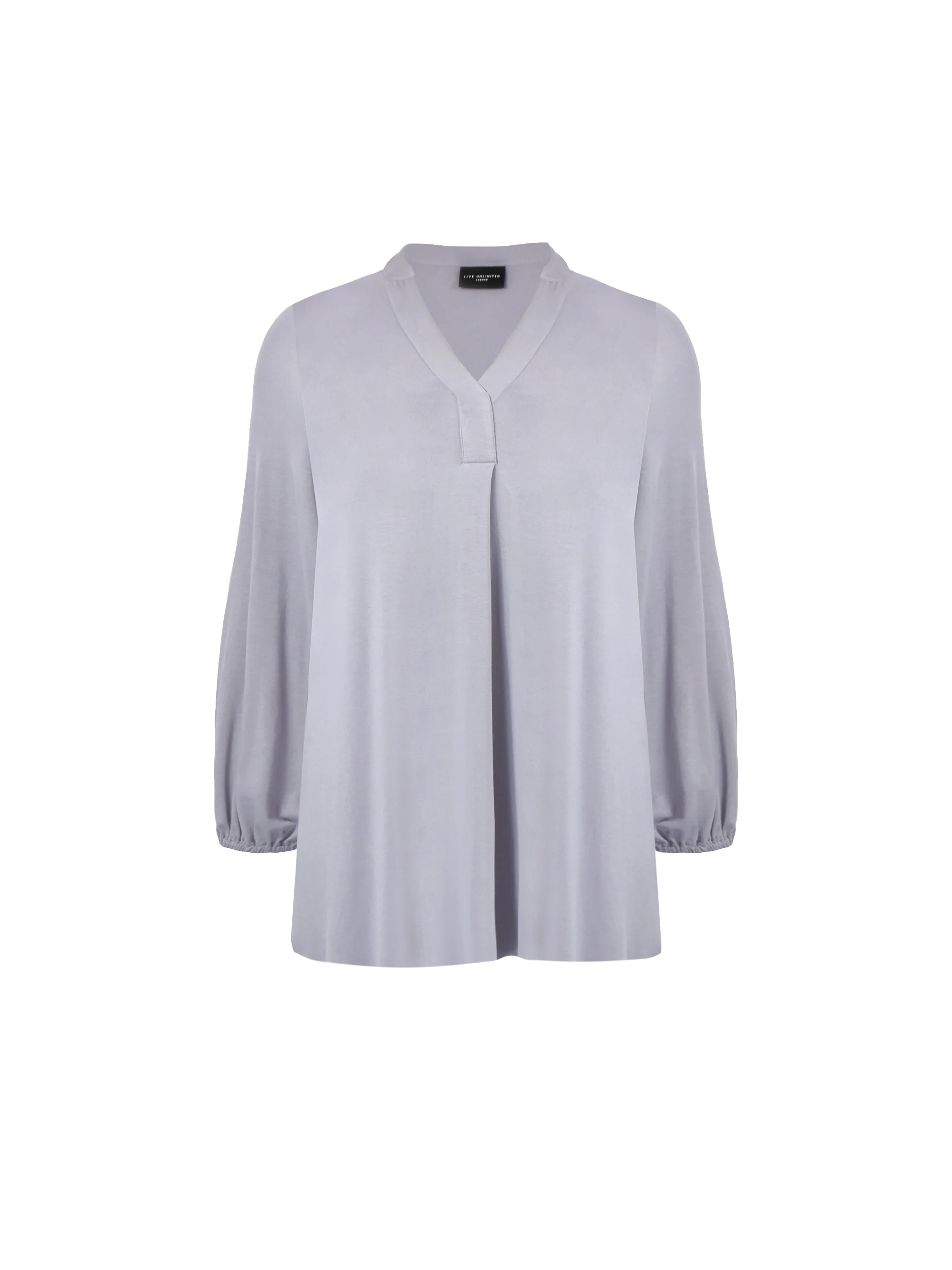Grey Jersey Relaxed Tunic - Image 4