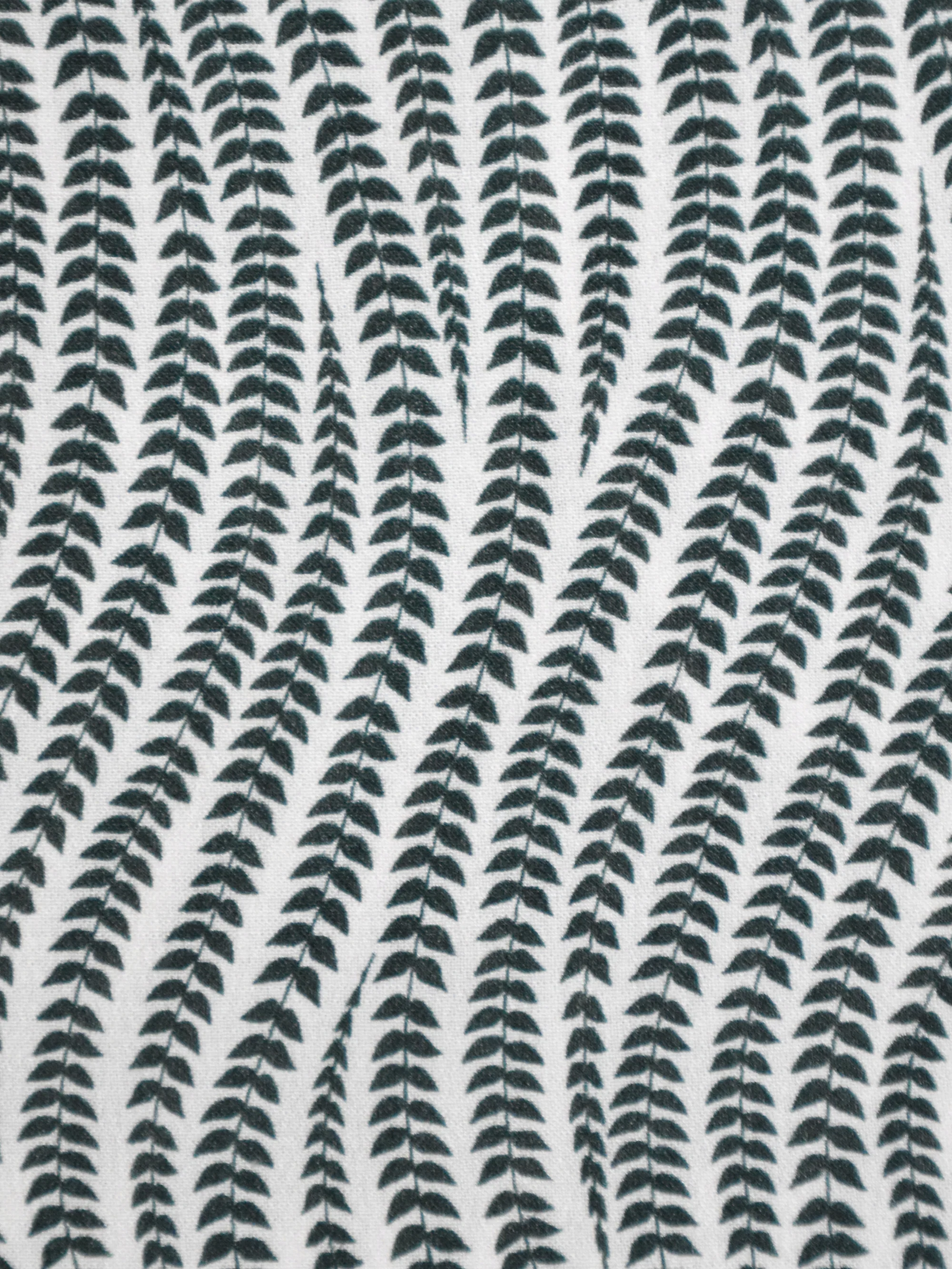 Grey Leaf Print Pleat Front Skirt - Image 6