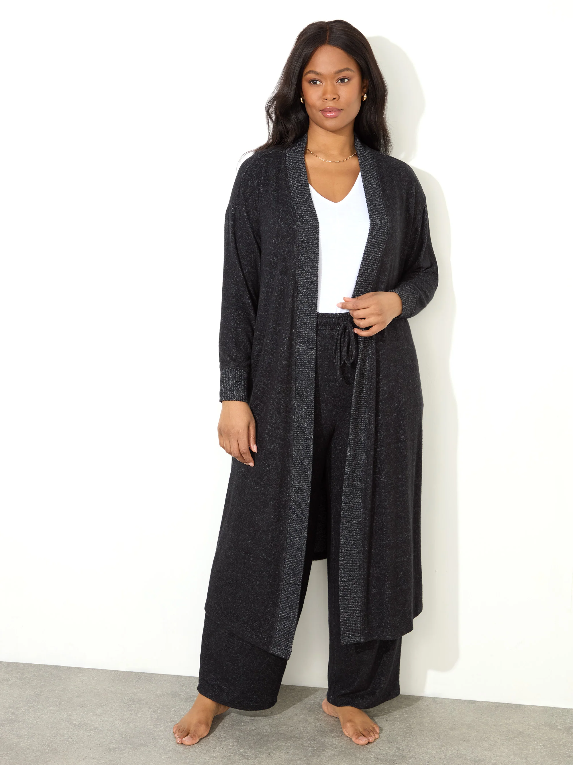 Grey Supersoft Cardigan - Image 3